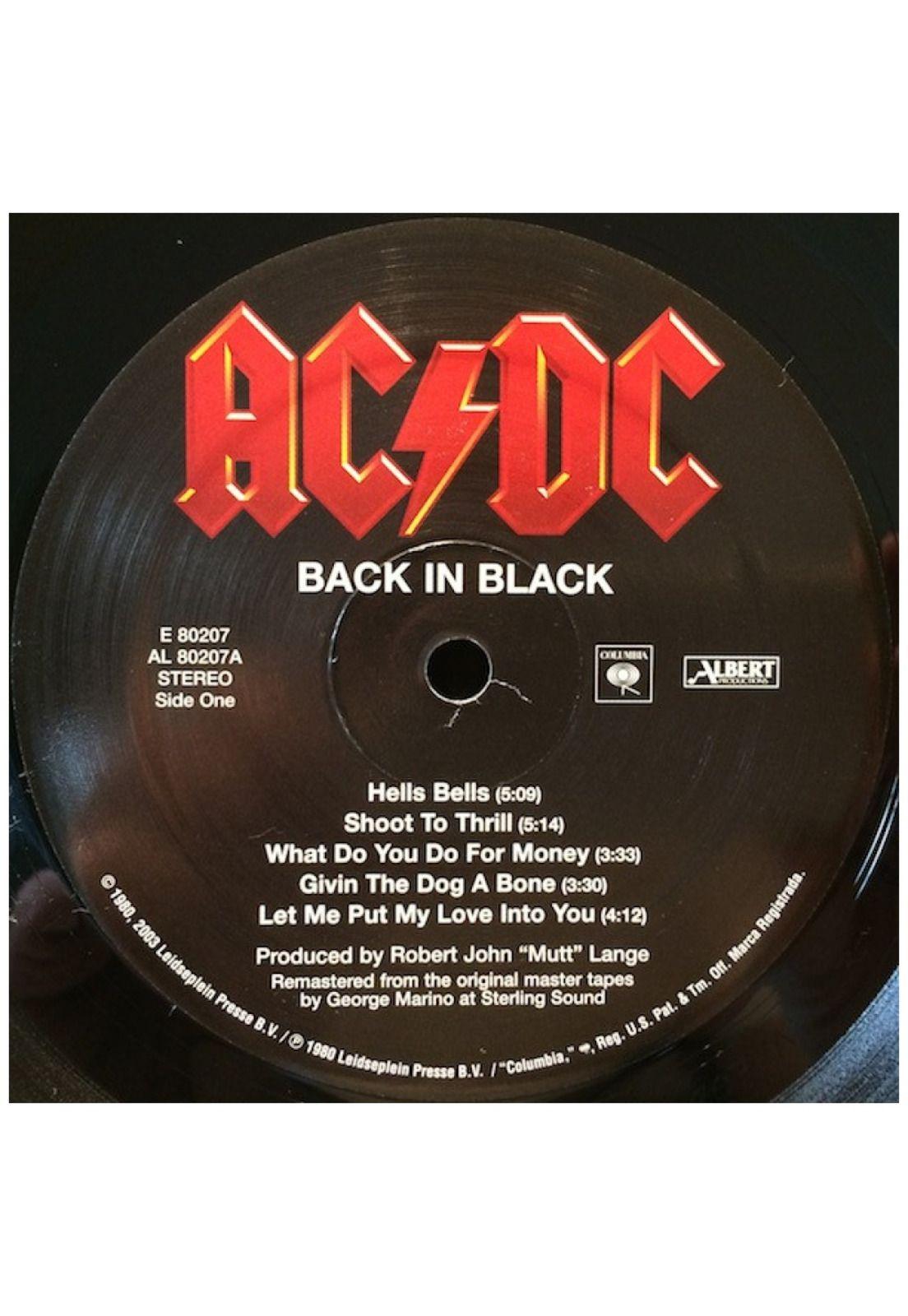 AC DC - BACK IN BLACK | VINILO-2