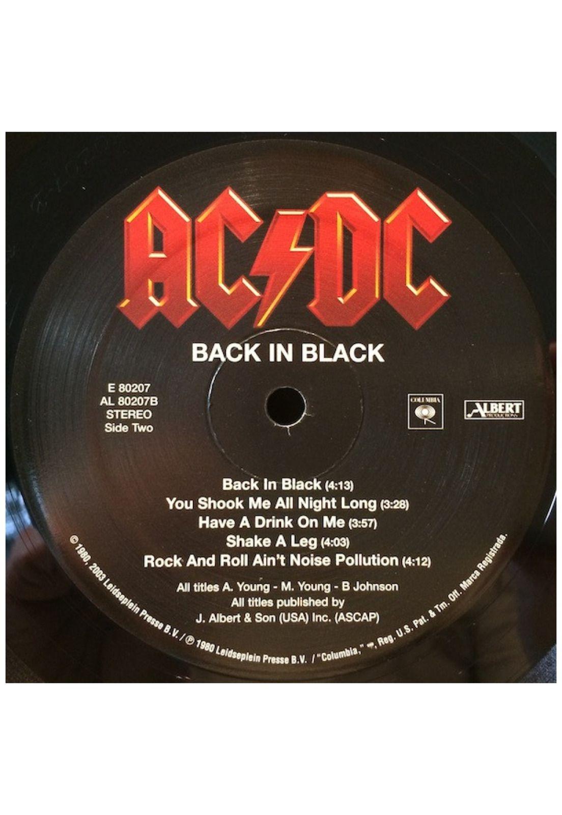 AC DC - BACK IN BLACK | VINILO-3