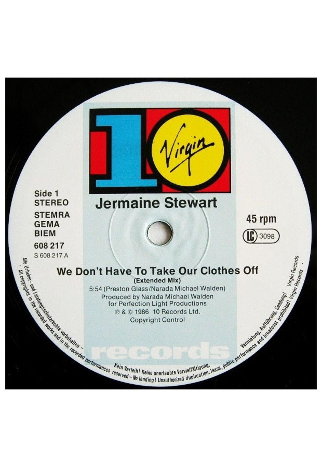 JERMAINE STEWART - WE DON'T HAVE TO TAKE OUR CLOTHES OFF | 12" MAXI SINGLE VINILO USADO-2