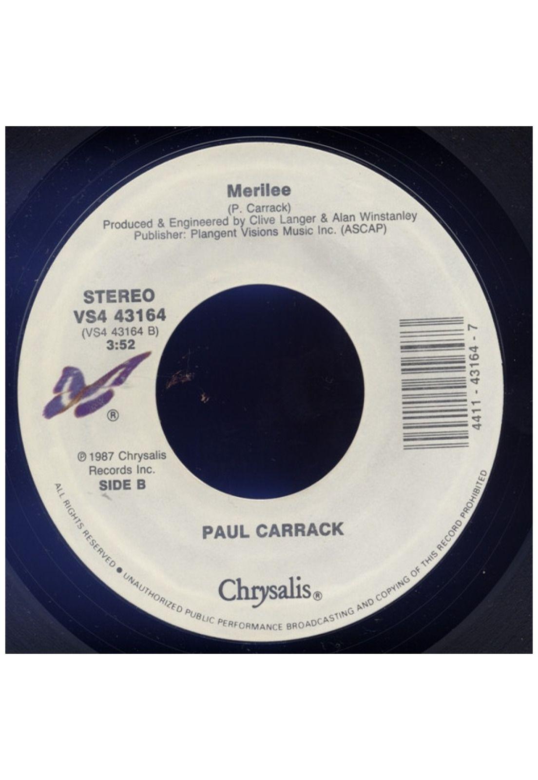 PAUL CARRACK - DON'T SHED A TEAR  | 7" SINGLE USADO-3