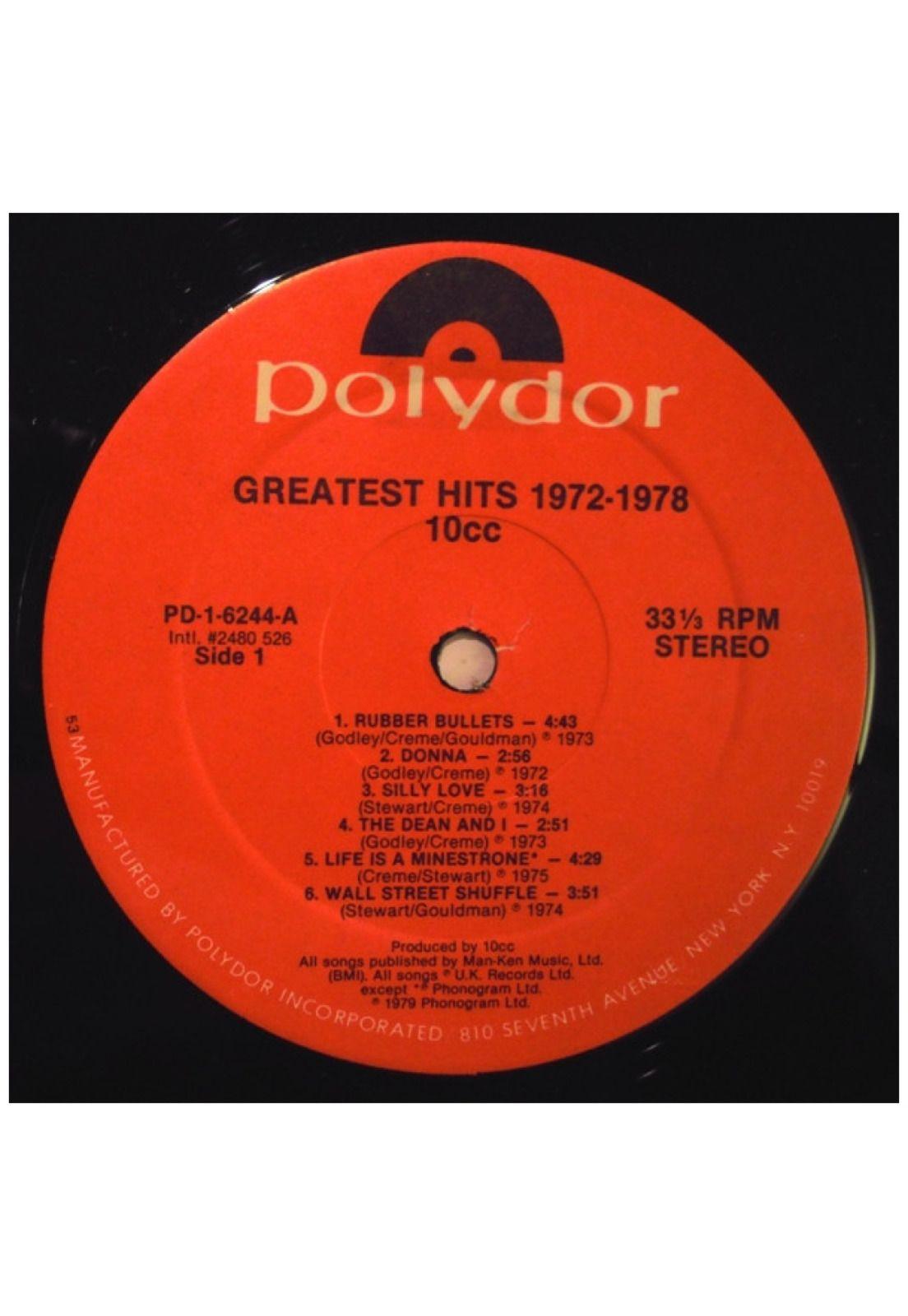10CC - GREATEST HITS 1972-1978 | VINILO USADO-2