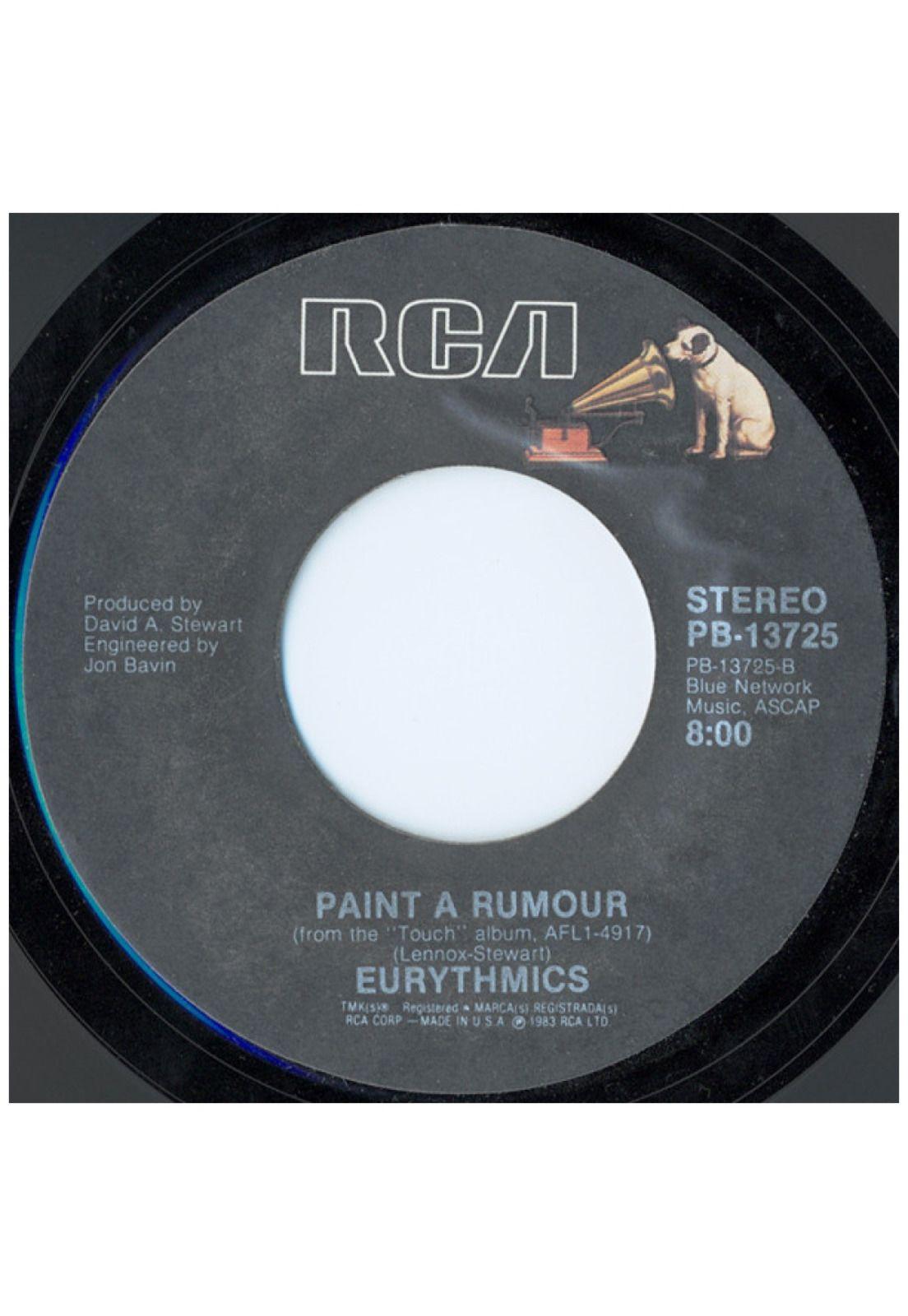 EURYTHMICS - HERE COMES THE RAIN AGAIN | 7" SINGLE USADO-3