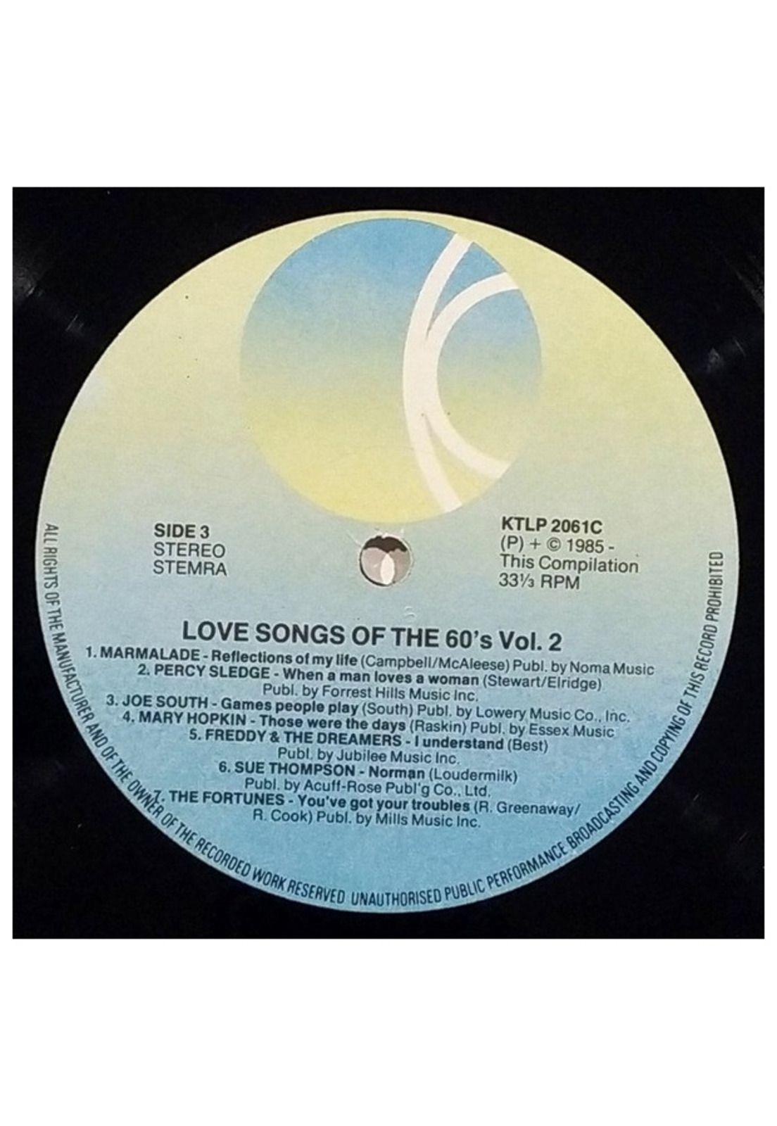 LOVE SONGS OF THE 60'S - VARIOUS ARTIST - VOL.2 (2LP) | VINILO USADO-6