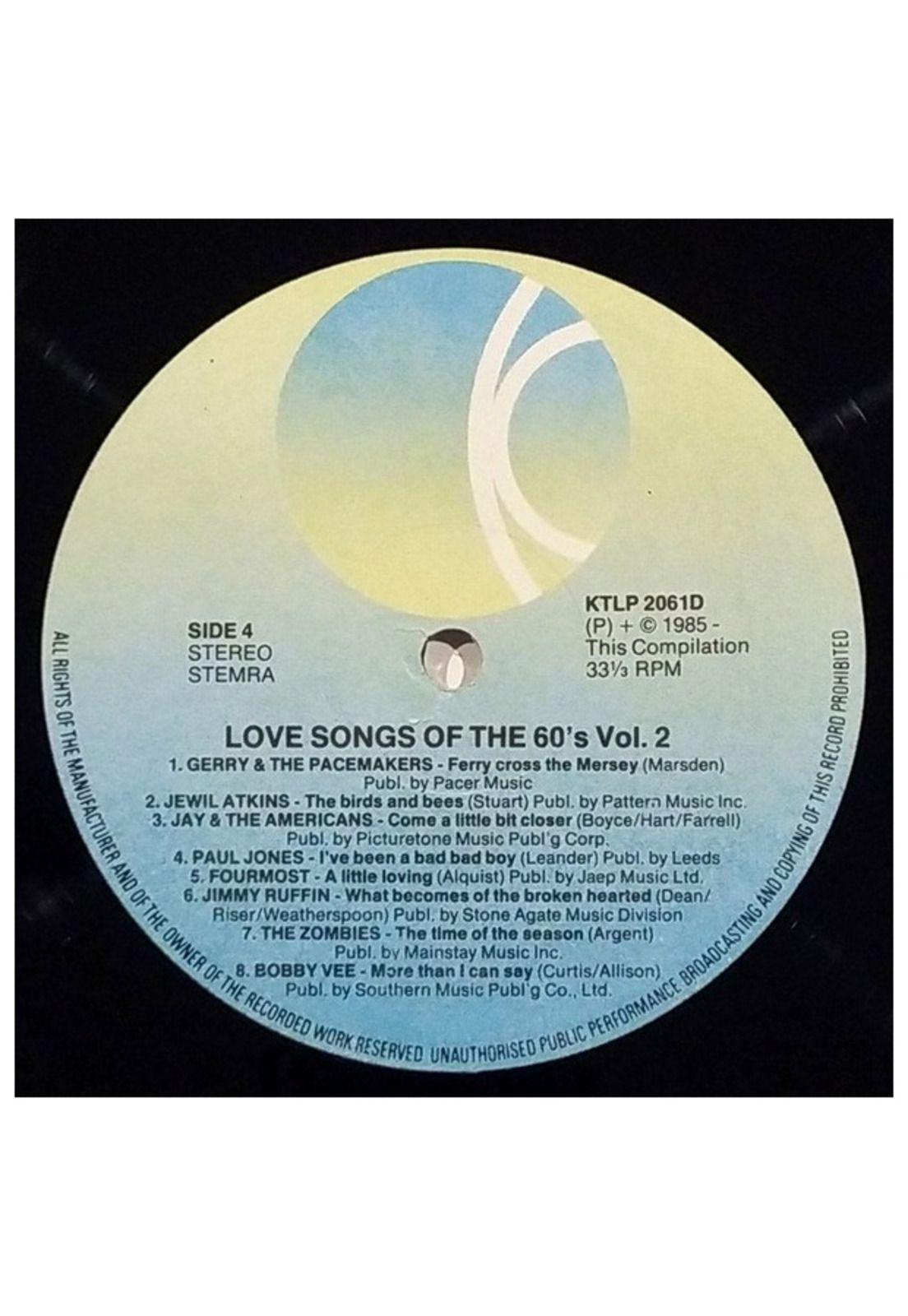 LOVE SONGS OF THE 60'S - VARIOUS ARTIST - VOL.2 (2LP) | VINILO USADO-7