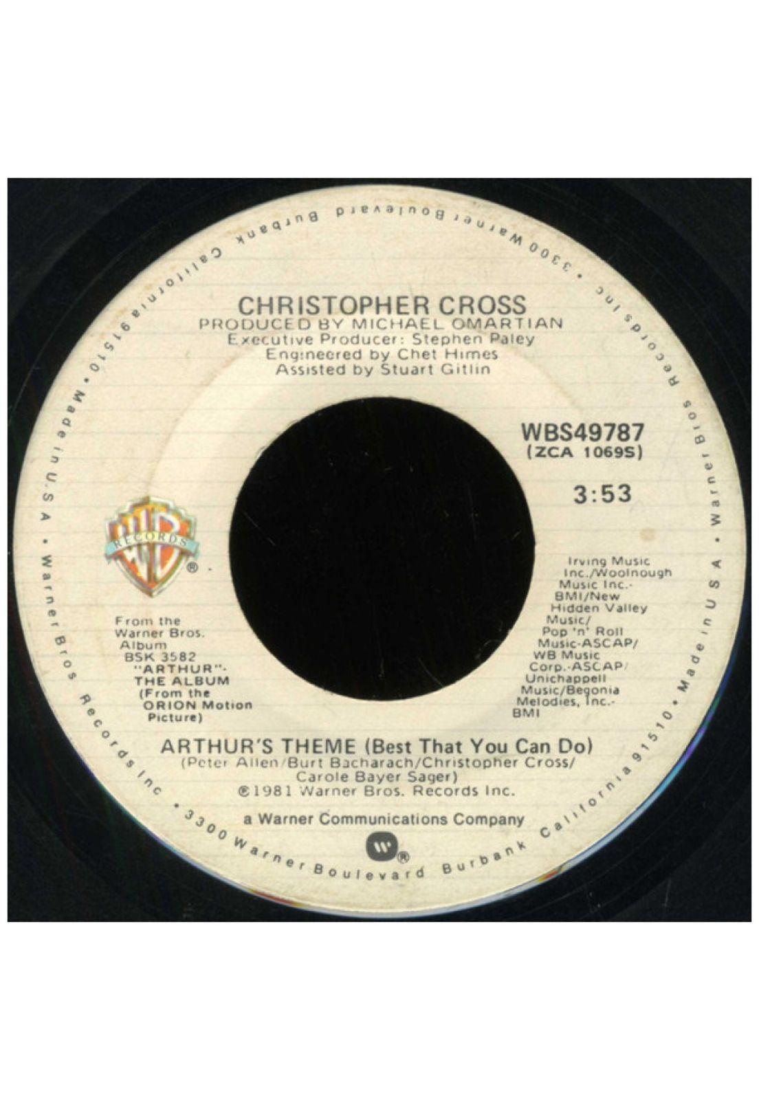 CHRISTOPHER CROSS - ARTHUR'S THEME  | 7" SINGLE USADO-2