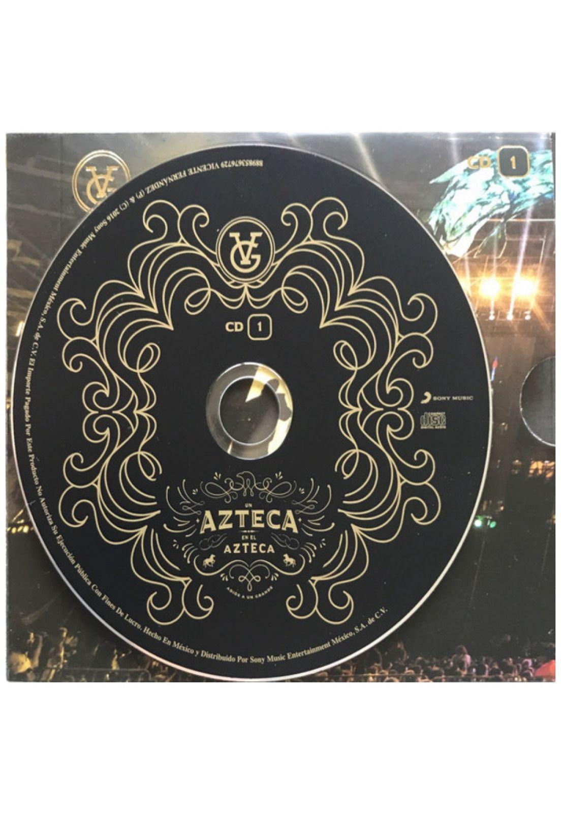 VICENTE FERNANDEZ - UN AZTECA EN EL AZTECA (2CD+DVD) | CD-2