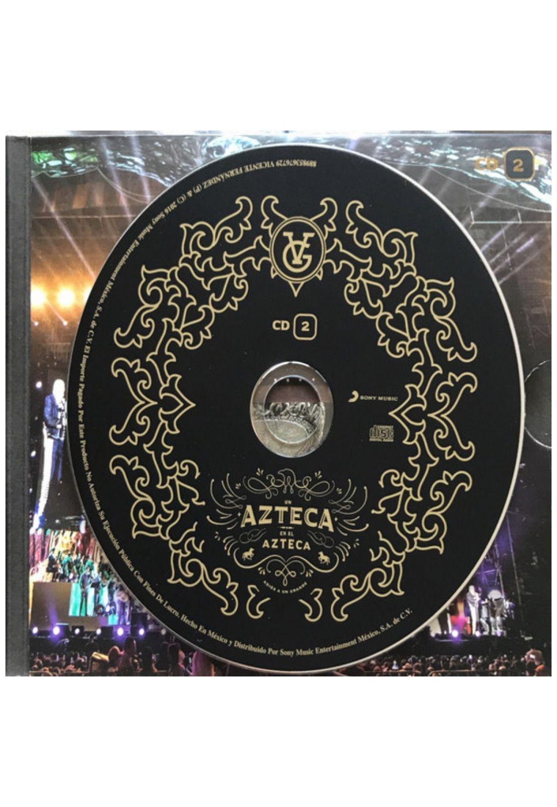 VICENTE FERNANDEZ - UN AZTECA EN EL AZTECA (2CD+DVD) | CD-3