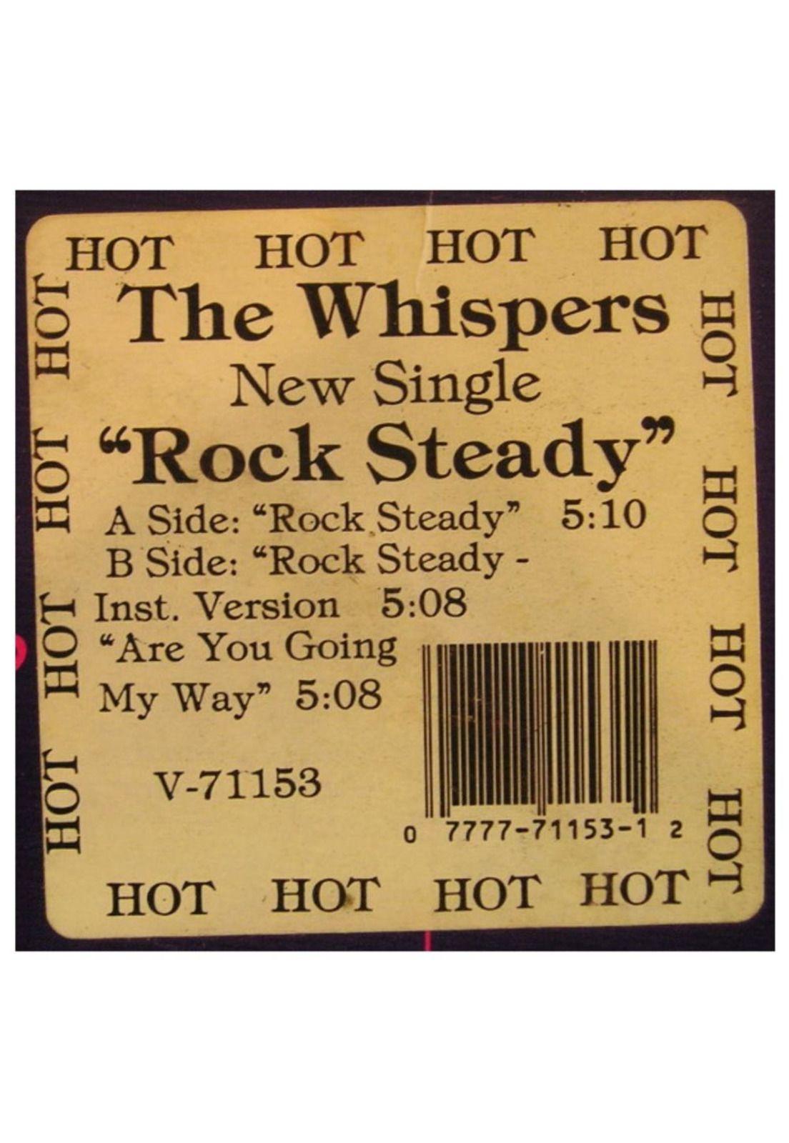THE WHISPERS  - ROCK STEADY | 12" MAXI SINGLE VINILO-3