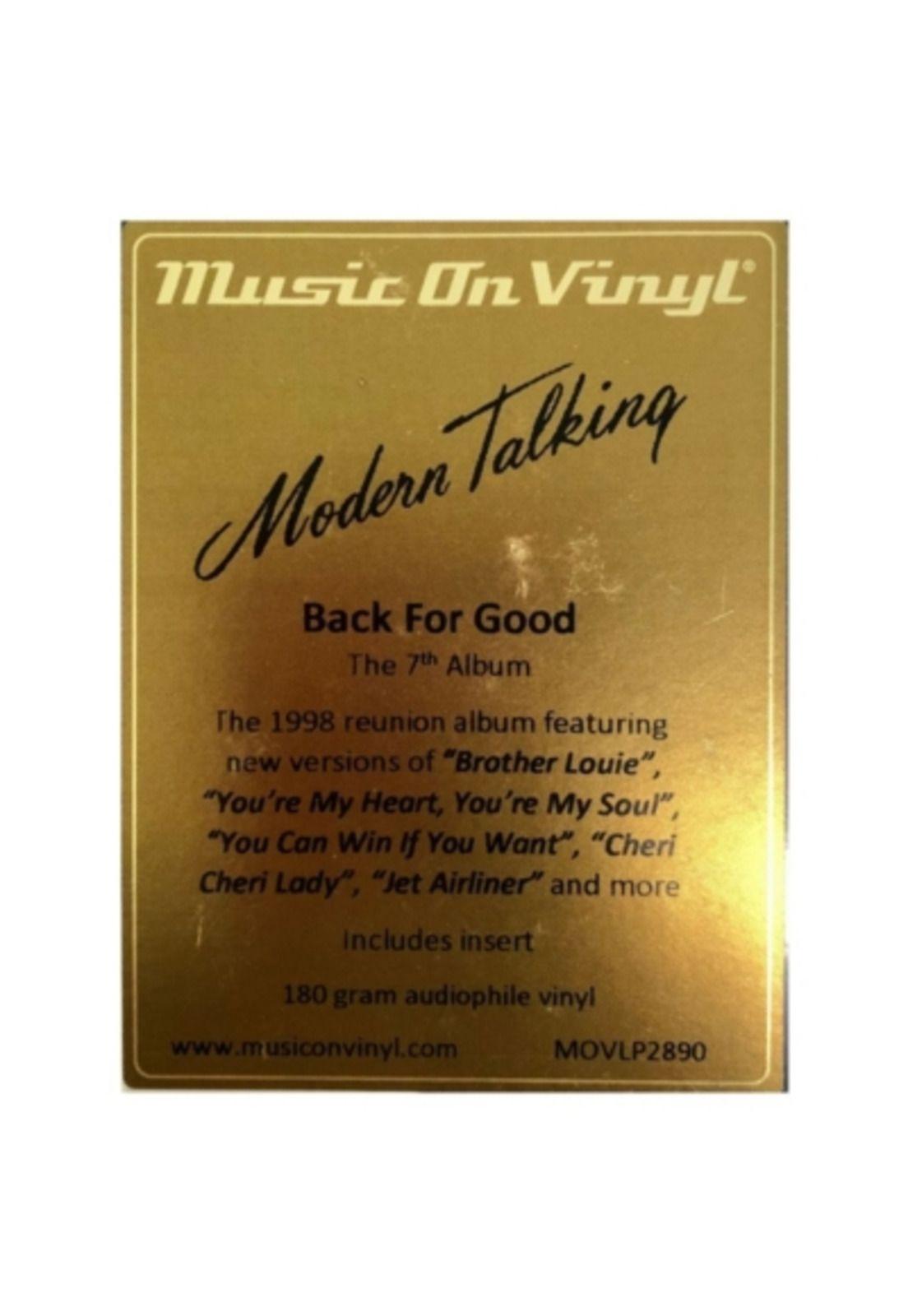 MODERN TALKING - BACK FOR GOOD 1998 (VINILO)-2