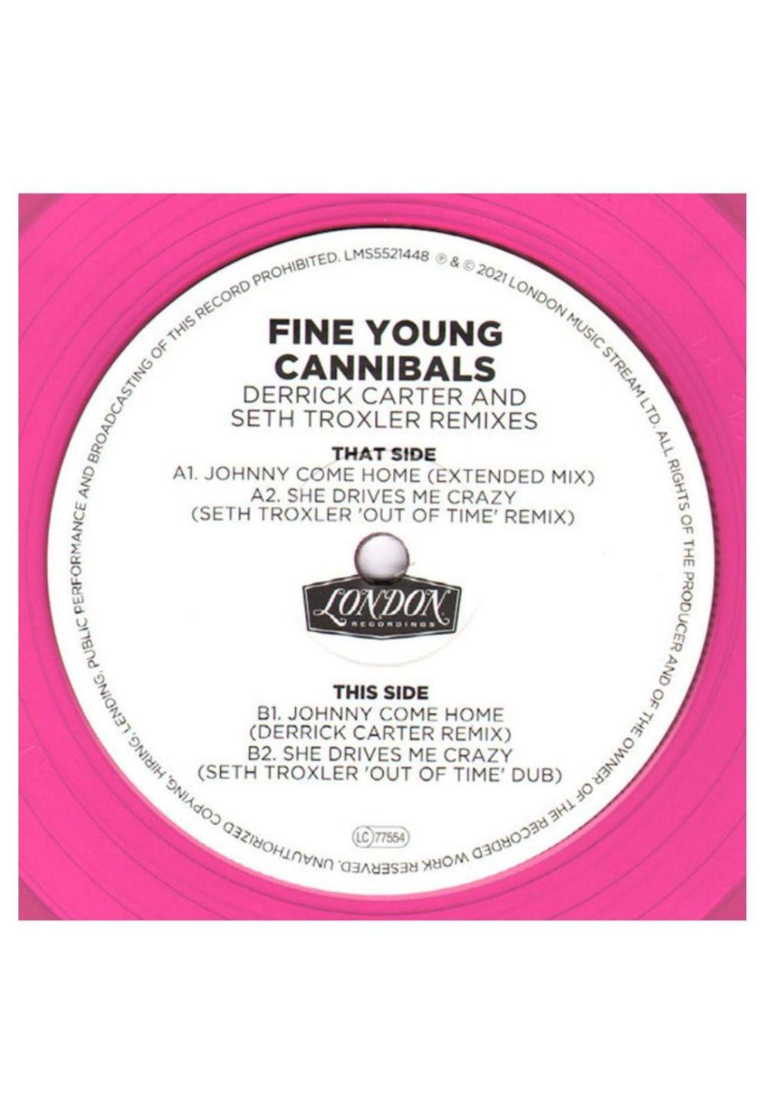 FINE YOUNG CANNIBALS - SHE DRIVES ME CRAZY (PINK VINYL) | 12" MAXI SINGLE VINILO-2