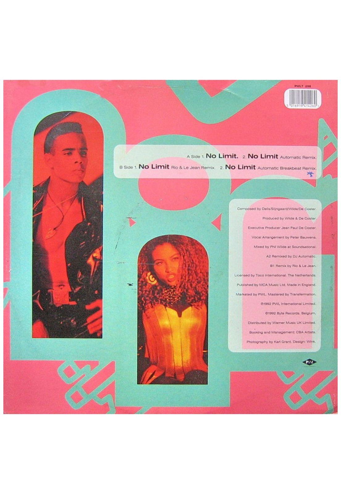 2 UNLIMITED - NO LIMIT | 12" MAXI SINGLE VINILO USADO-1
