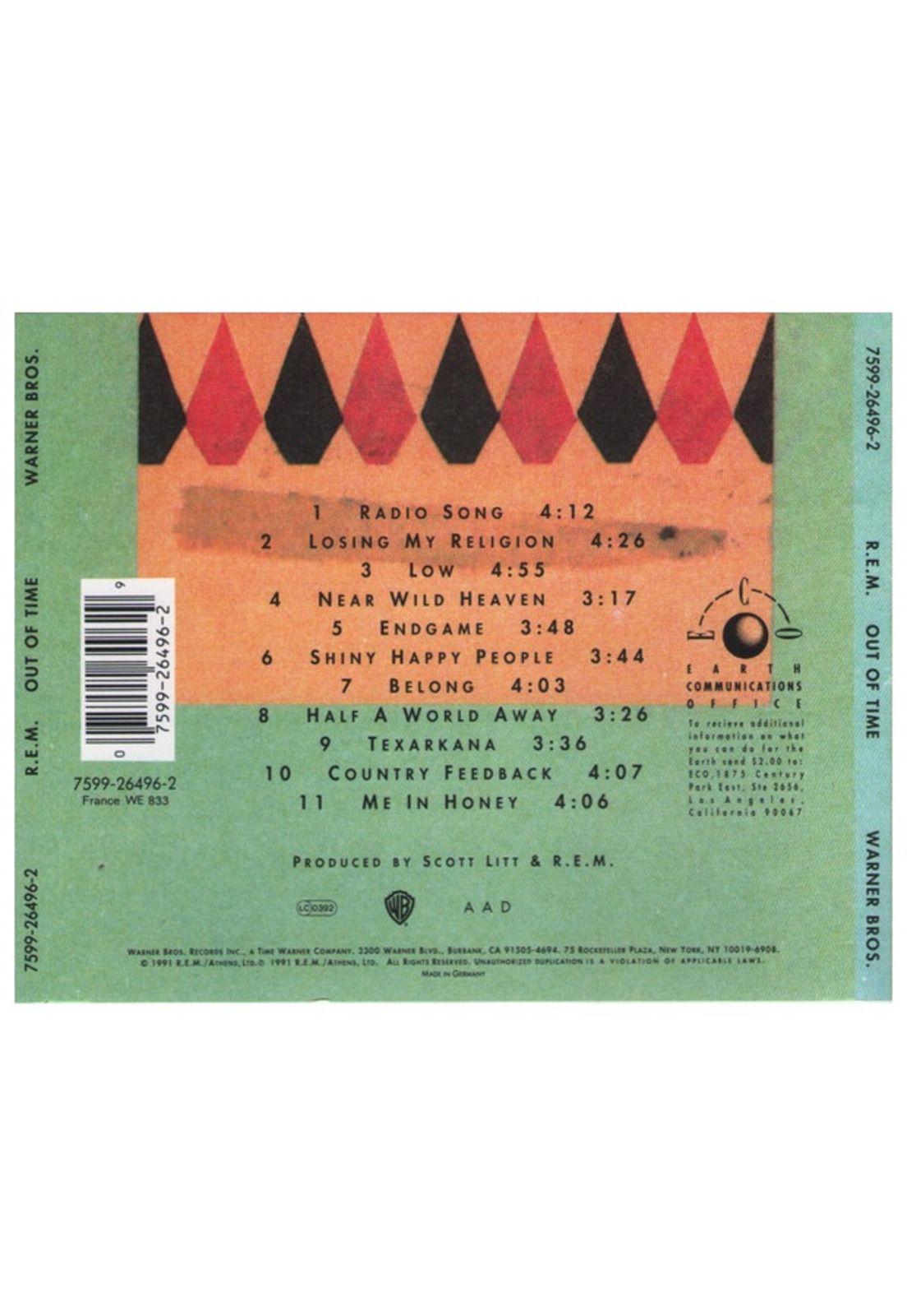 R.E.M. - OUT OF TIME | CD USADO-1