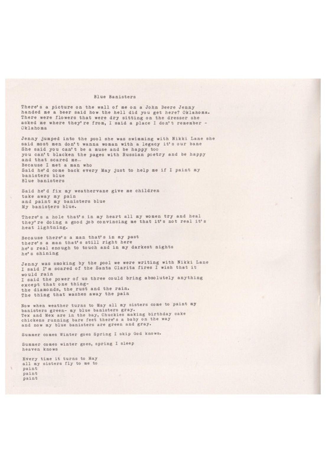 LANA DEL REY - BLUE BANISTERS | CD-4