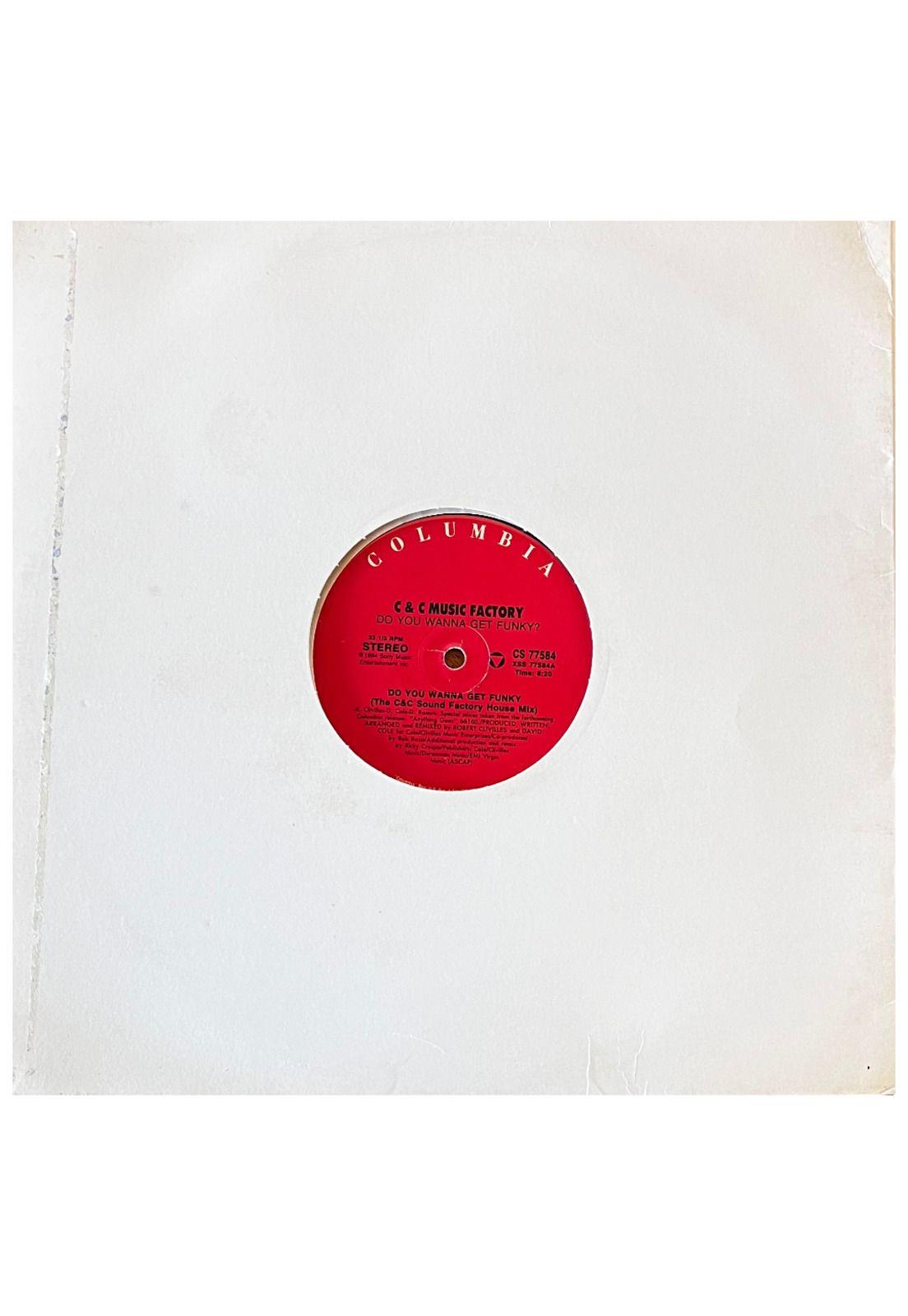 C+C MUSIC FACTORY - DO YOU WANNA GET FUNKY (1LP) | 12" MAXI SINGLE USADO-0