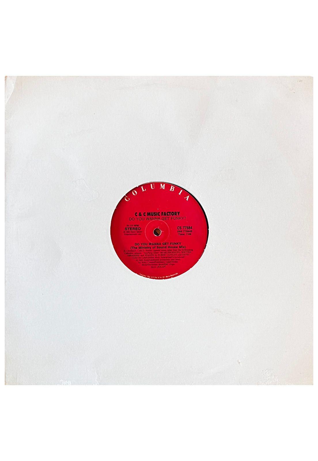 C+C MUSIC FACTORY - DO YOU WANNA GET FUNKY (1LP) | 12" MAXI SINGLE USADO-1