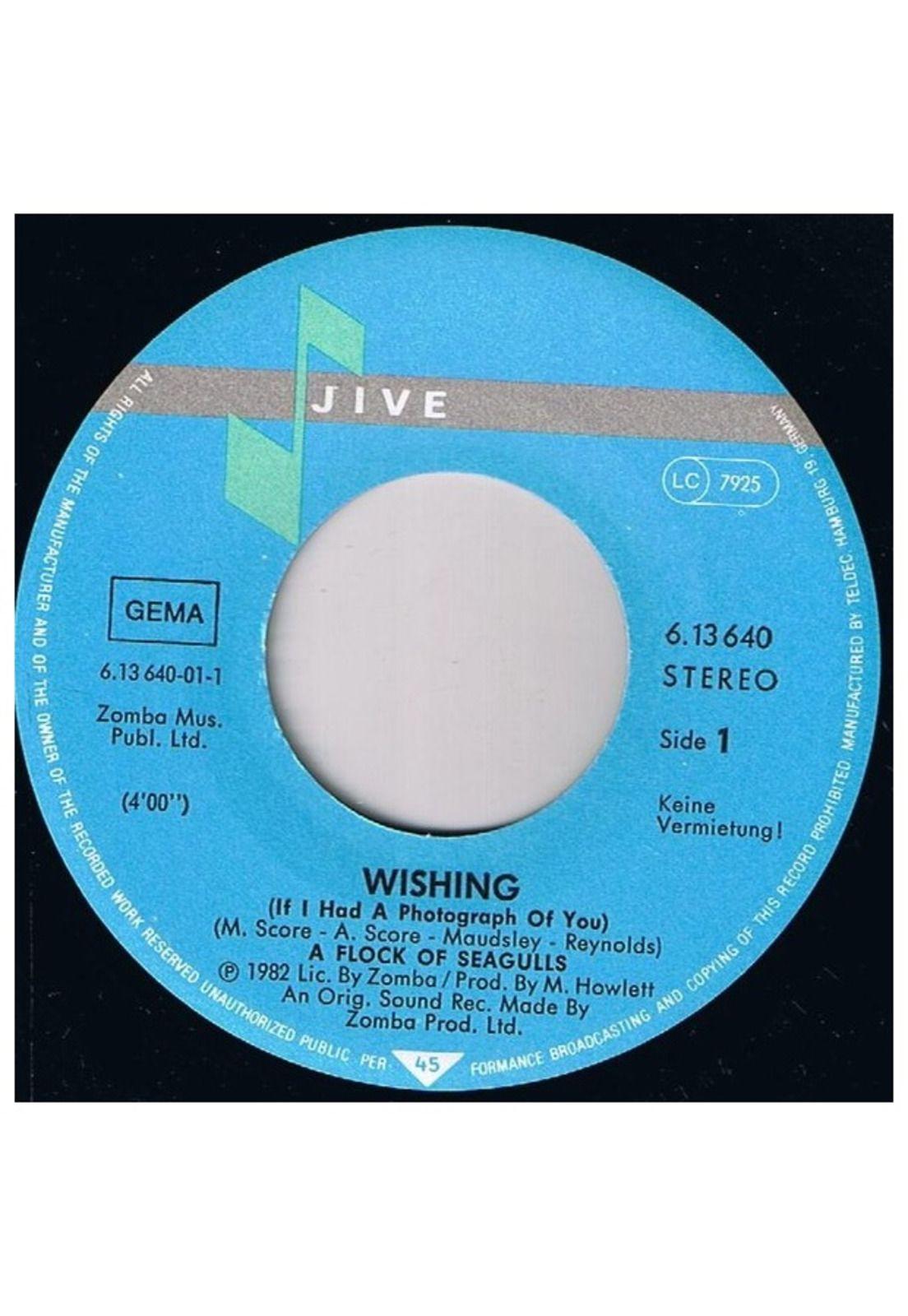 A FLOCK OF SEAGULLS - WISHING | 7'' SINGLE VINILO USADO-2