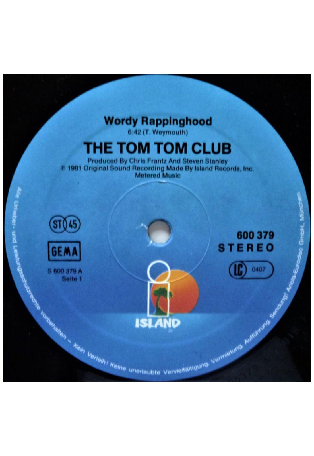 TOM TOM CLUB - WORDY RAPPINGHOOD | 12" MAXI SINGLE VINILO USADO-2