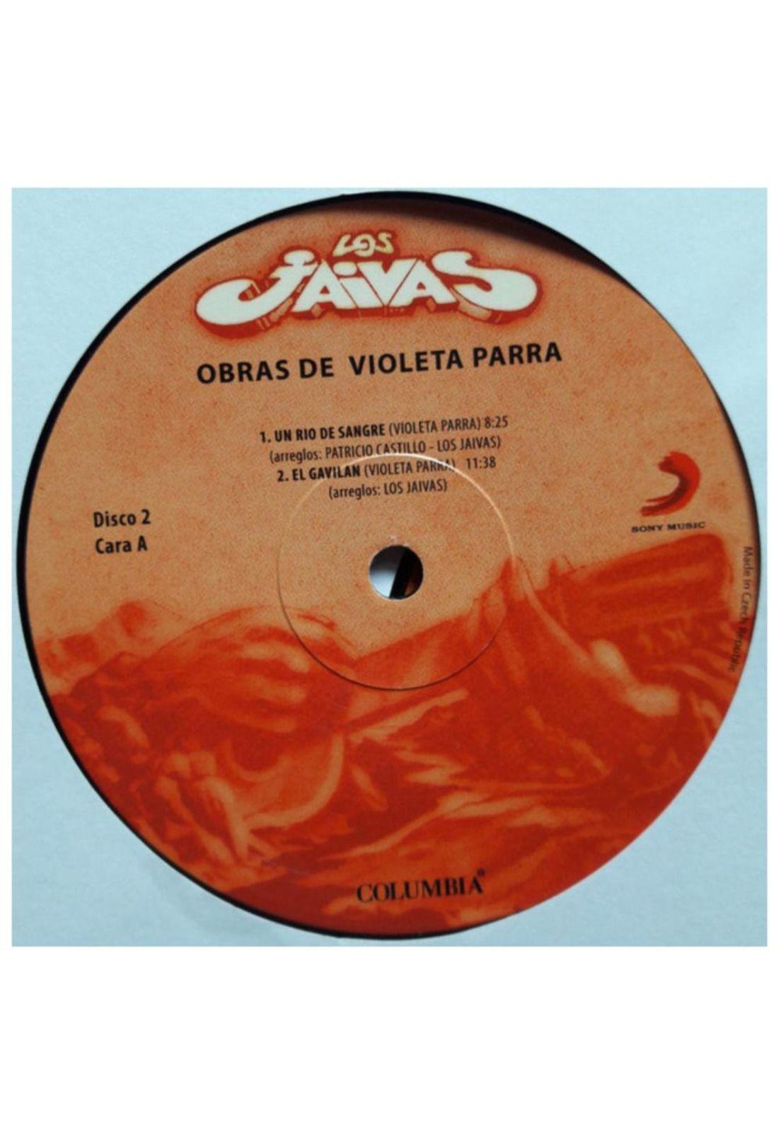 LOS JAIVAS - OBRAS DE VIOLETA PARRA (2LP) | VINILO-6