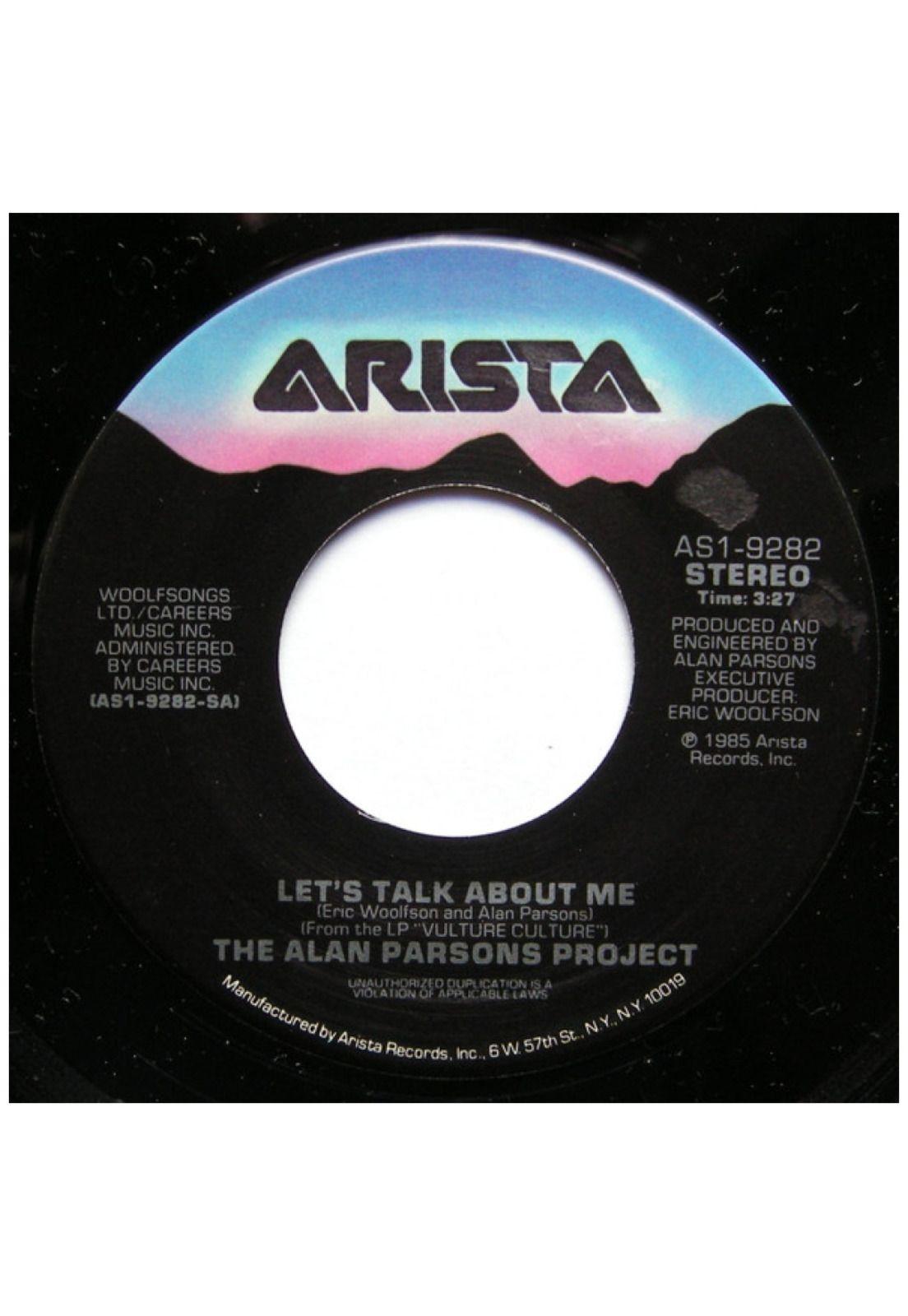 ALAN PARSONS PROJECT - LET'S TALK ABOUT ME | 7" SINGLE USADO-2
