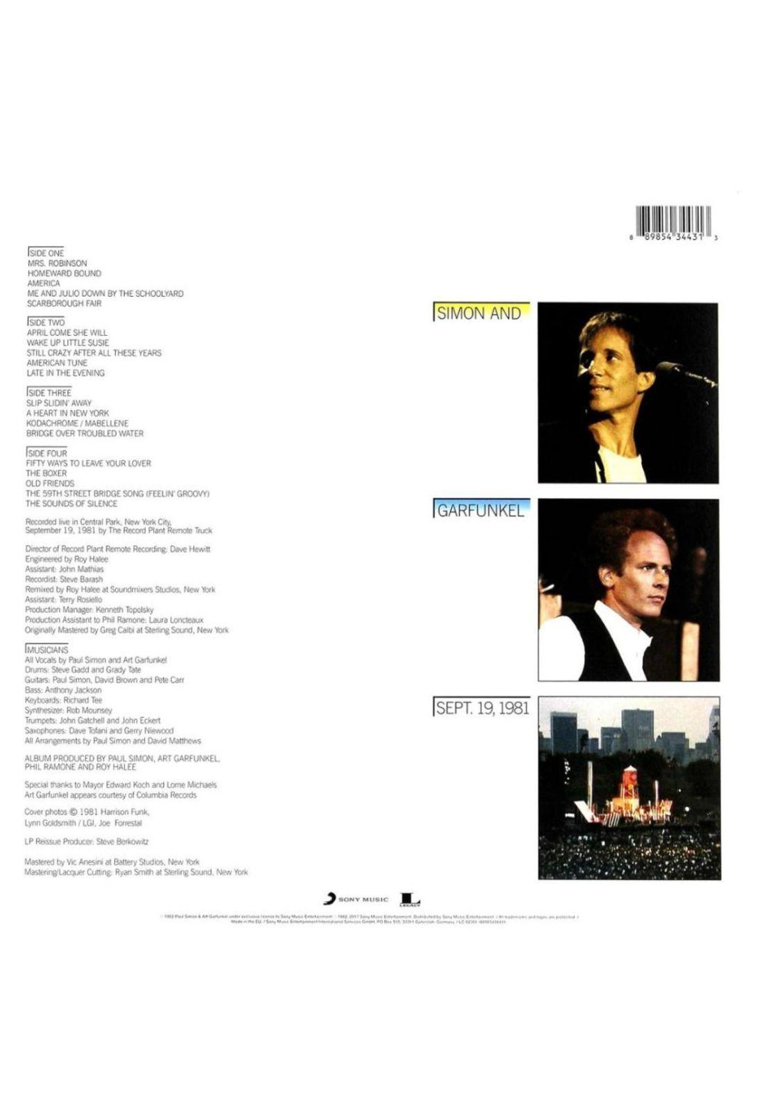 SIMON & GARFUNKEL - CONCERT IN CENTRAL PARK (2LP) | VINILO-1