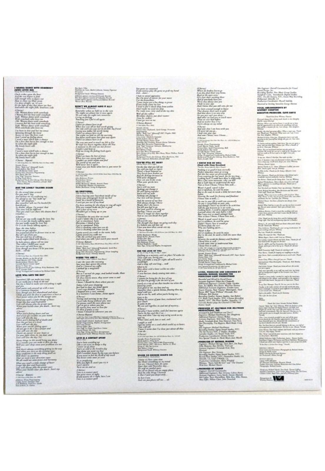 WHITNEY HOUSTON - WHITNEY (BLUE VINYL) | VINILO-4