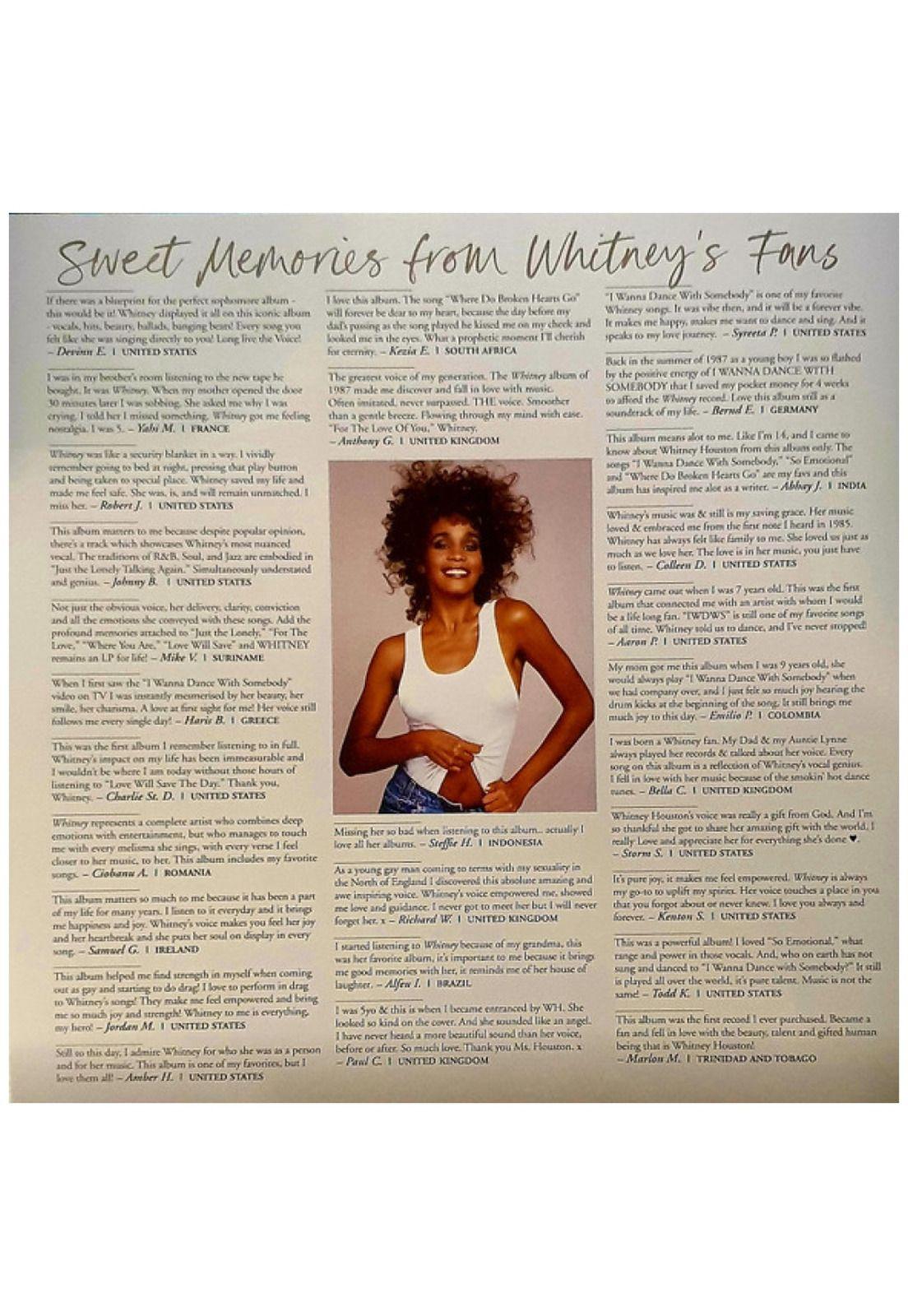 WHITNEY HOUSTON - WHITNEY (BLUE VINYL) | VINILO-7