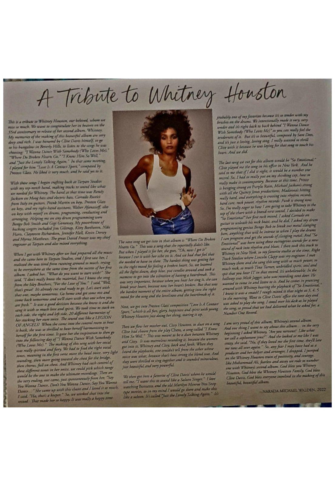 WHITNEY HOUSTON - WHITNEY (BLUE VINYL) | VINILO-8