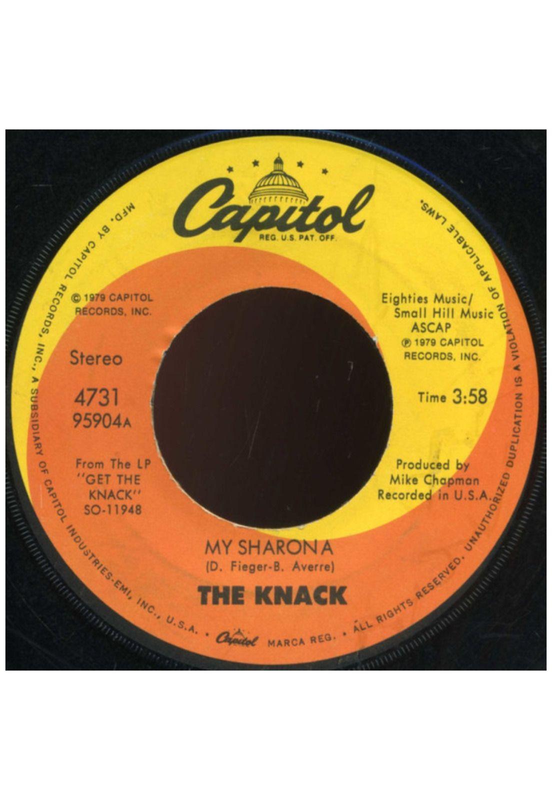 THE KNACK - MY SHARONA | 7" SINGLE USADO-2