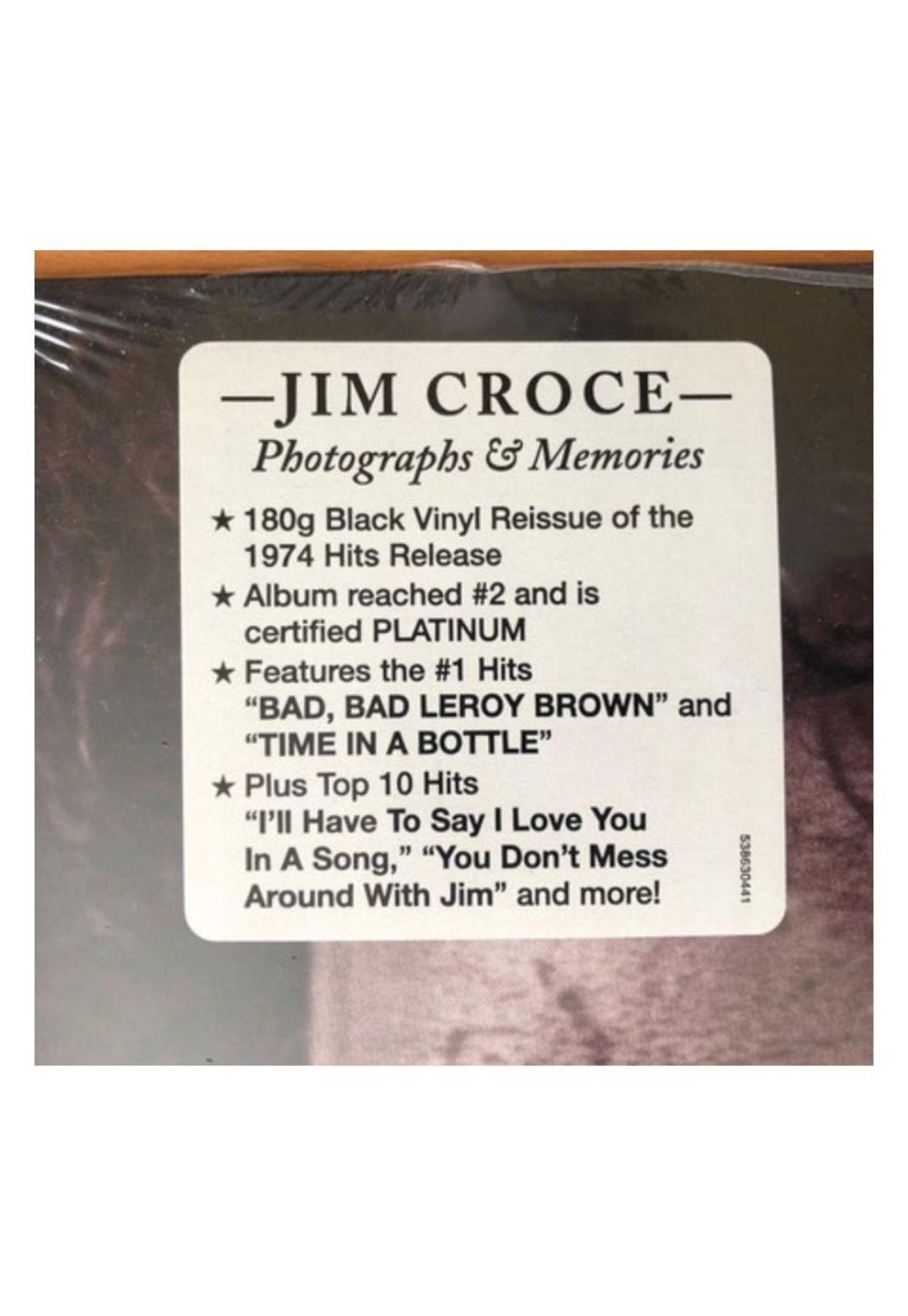 JIM CROCE - PHOTOGRAPHS & MEMORIES: HIS GREATEST HITS | VINILO-2