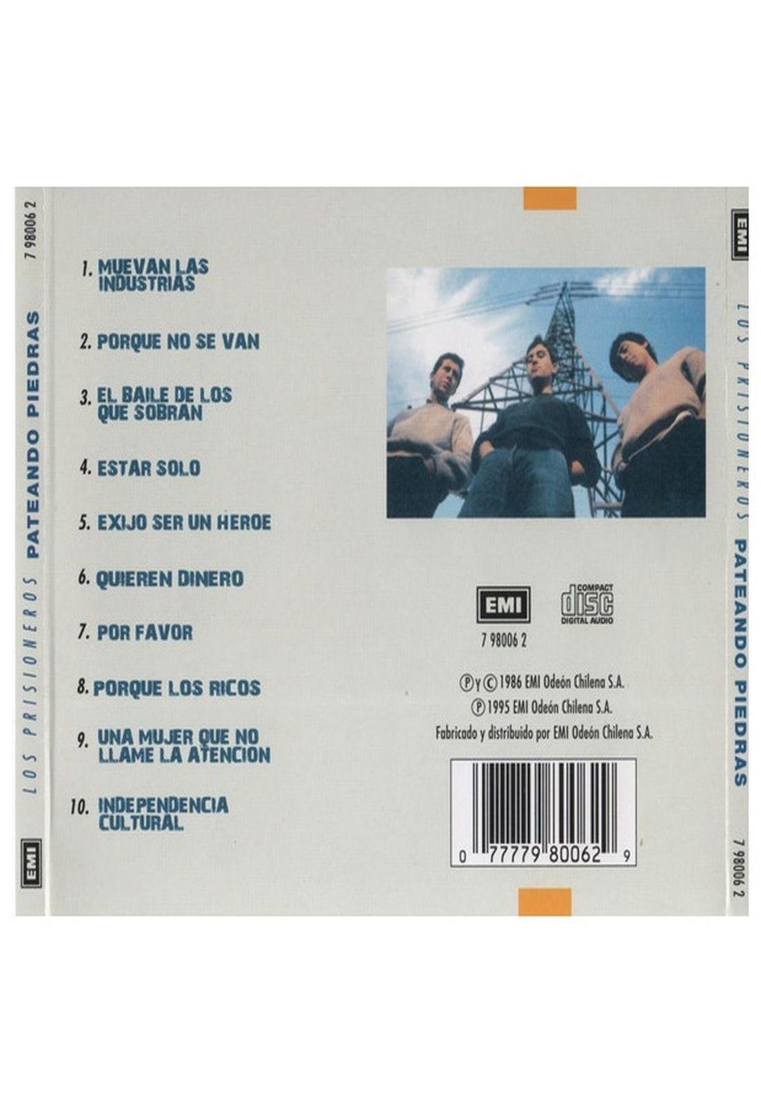 LOS PRISIONEROS  - PATEANDO PIEDRAS | CD-0
