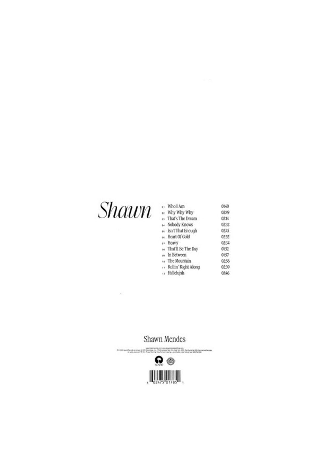 SHAWN MENDES - SHAWN (2LP) (TRANSLUCENT TAN VINYL) | VINILO-2