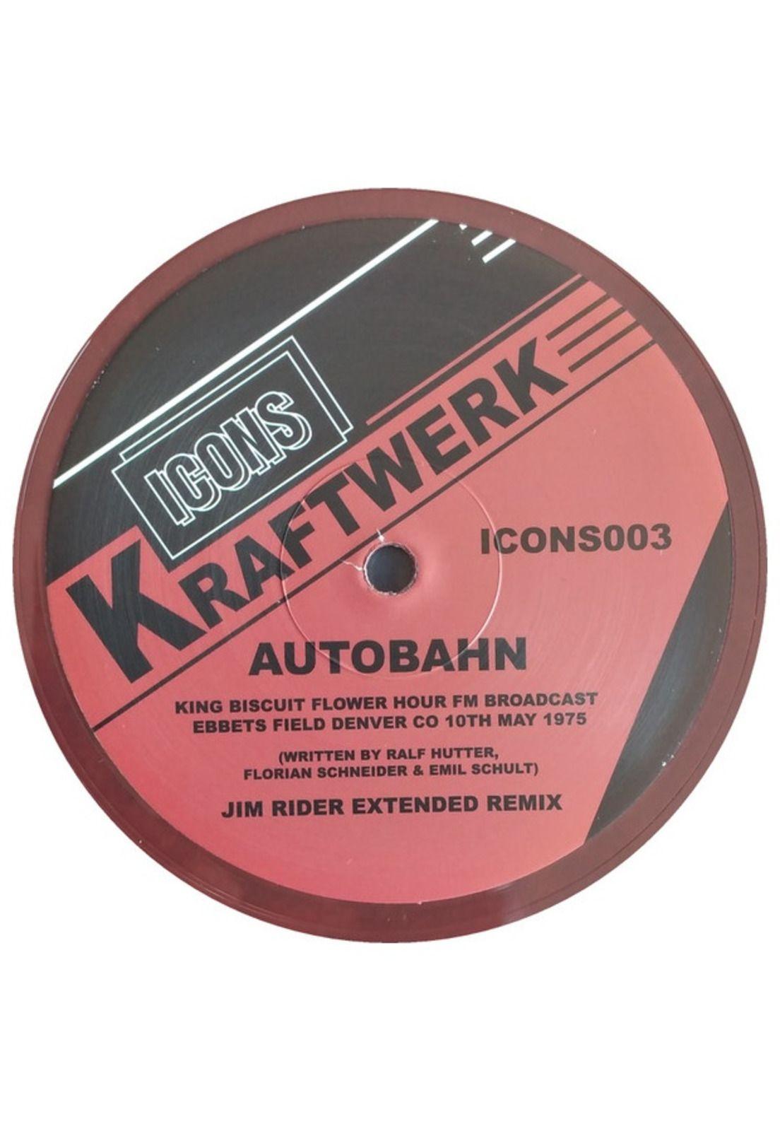 KRAFTWERK - AUTOBAHN GIN READER REMIX (12" MAXI SINGLE) (RED VINYL) | 12" MAXI SINGLE VINILO-3