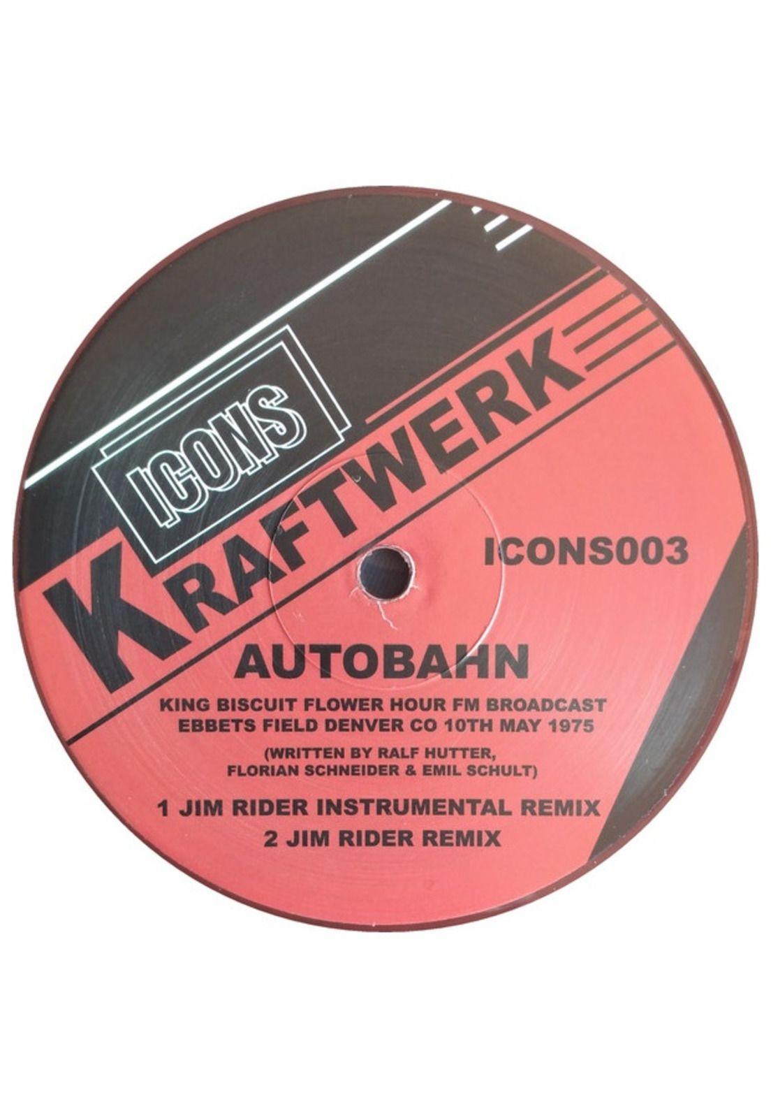 KRAFTWERK - AUTOBAHN GIN READER REMIX (12" MAXI SINGLE) (RED VINYL) | 12" MAXI SINGLE VINILO-4