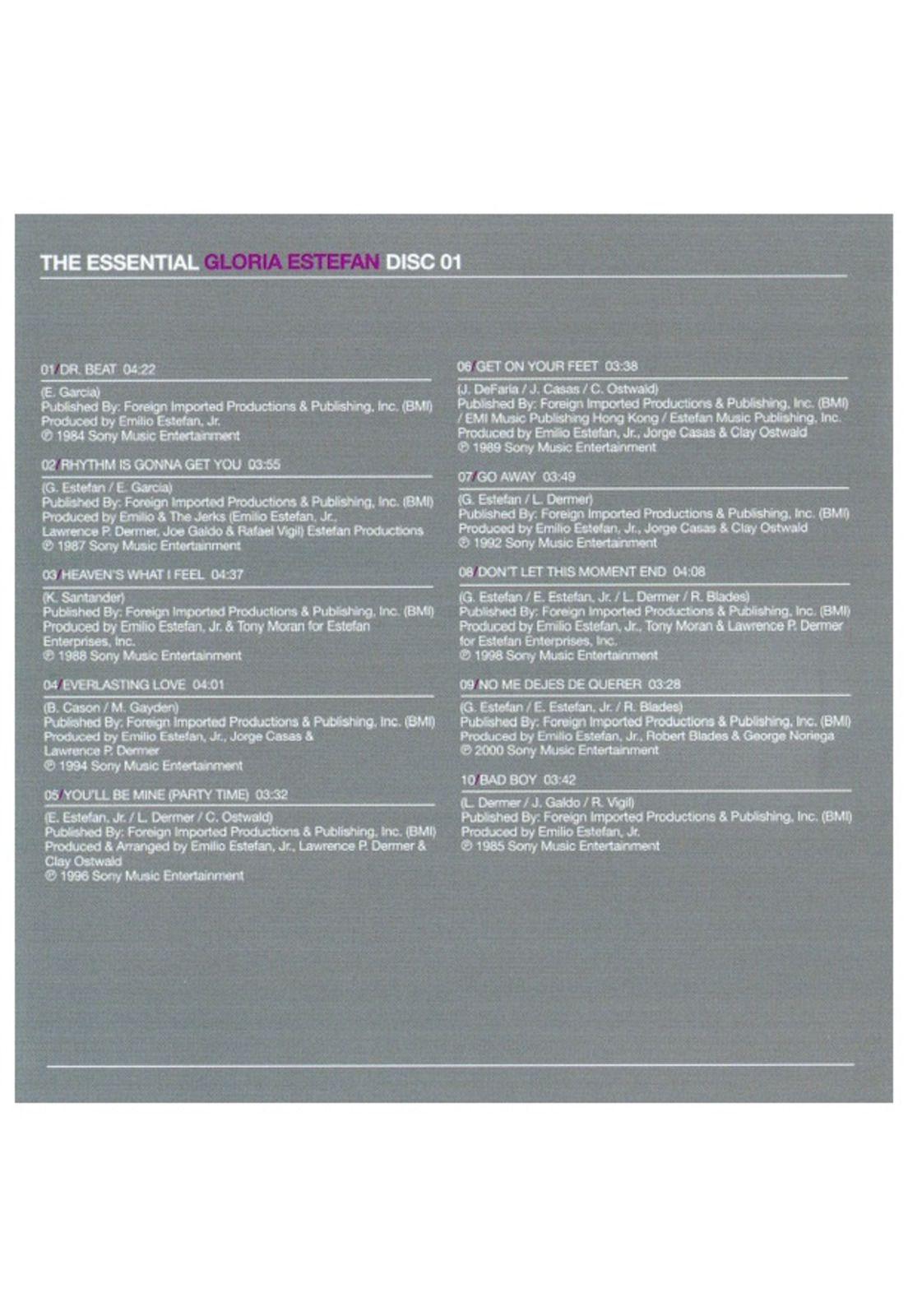 GLORIA ESTEFAN - ESSENTIAL GLORIA ESTEFAN (2CD) | CD-5