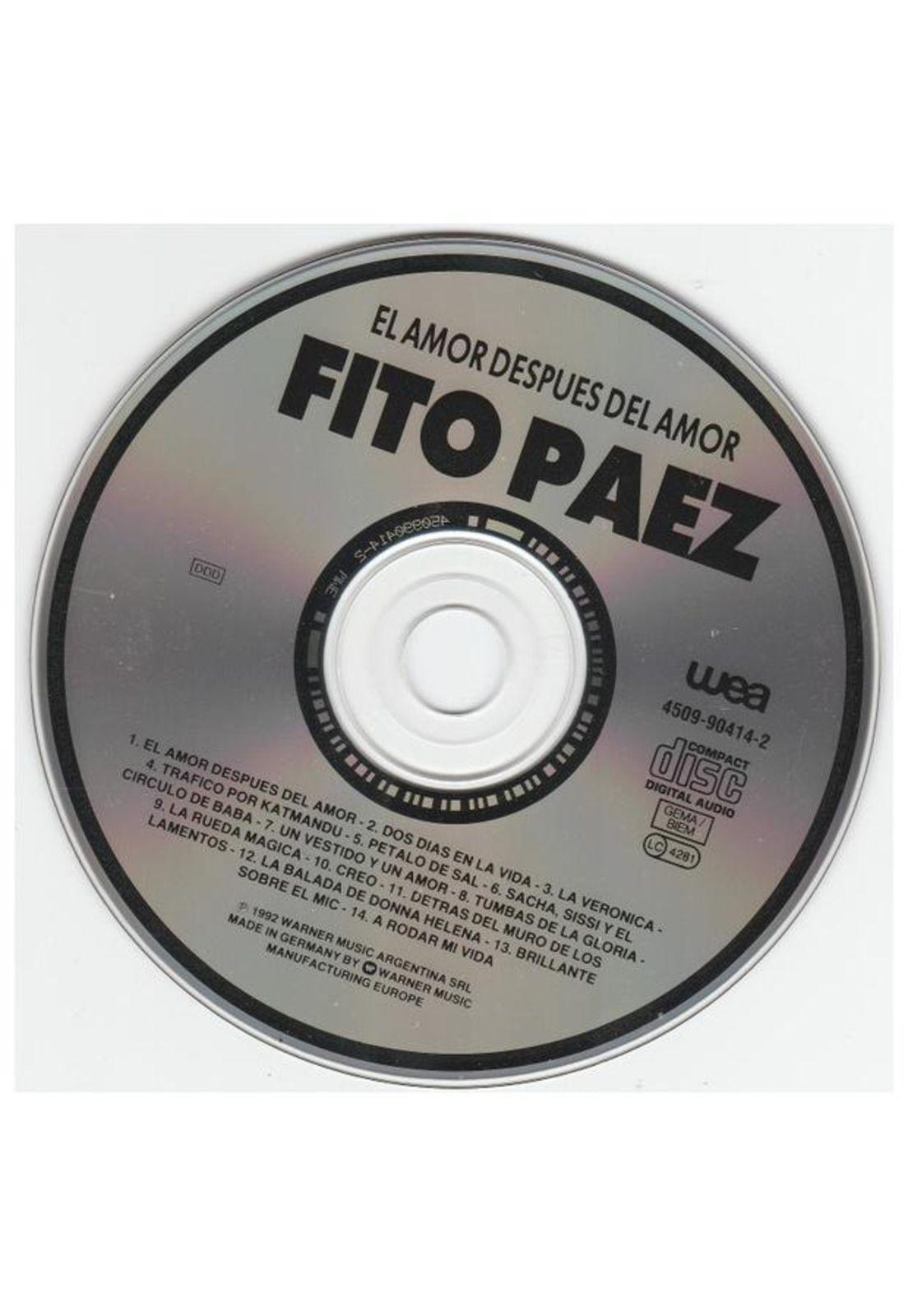 FITO PAEZ - EL AMOR DESPUES DEL AMOR (DIGIPACK) | CD-2