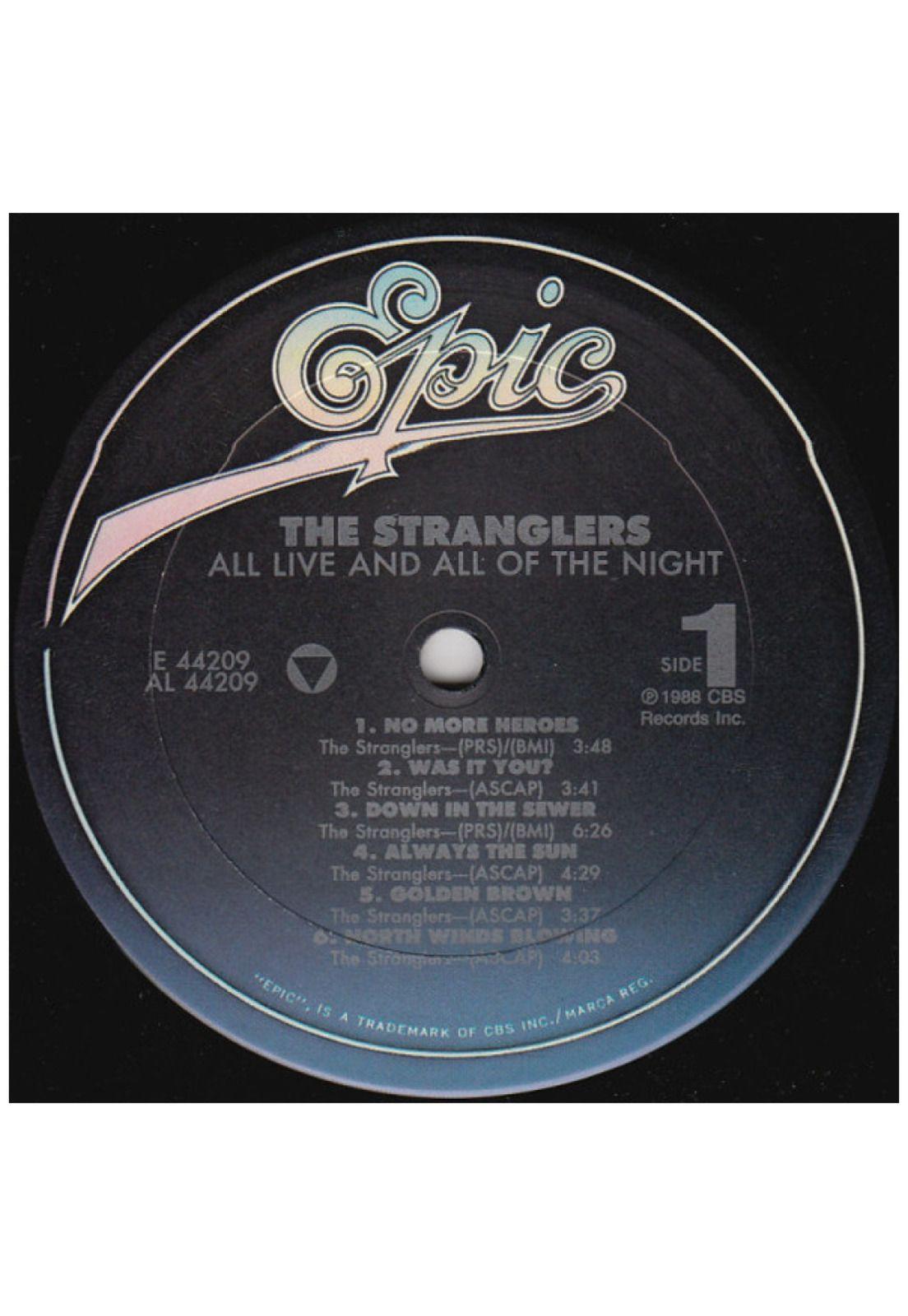 STRANGLERS - ALL LIVE AND ALL OF THE NIGHT | VINILO USADO-3