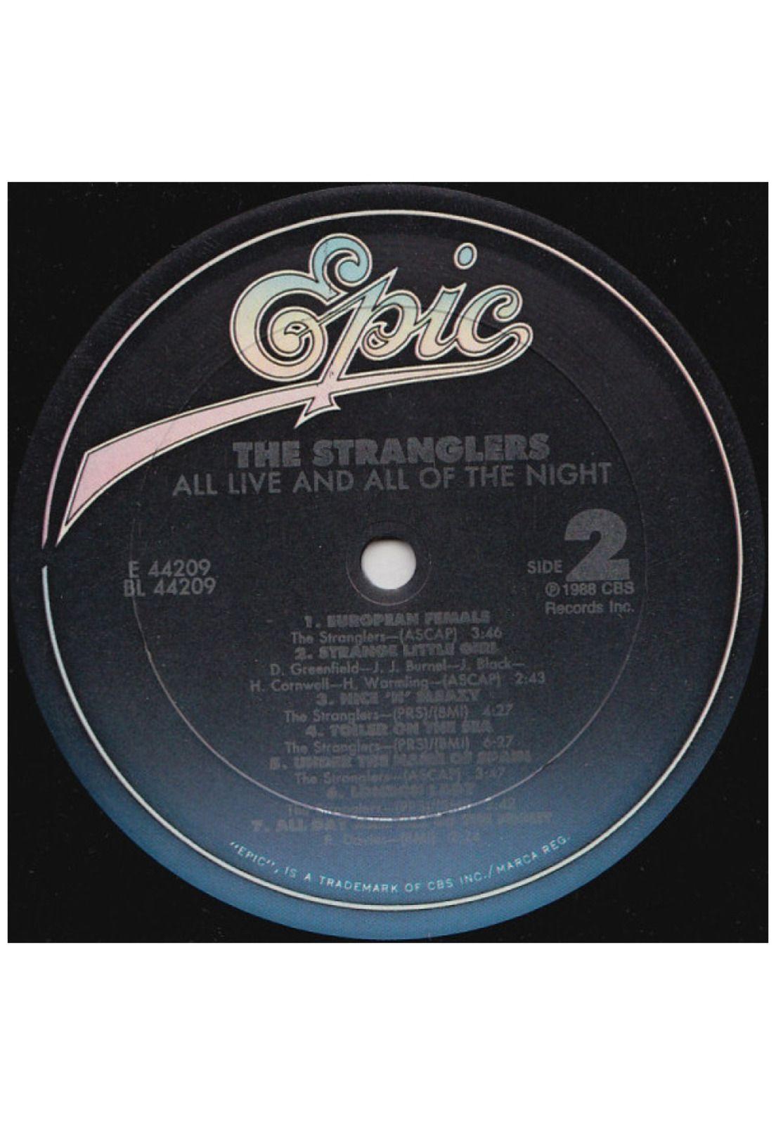 STRANGLERS - ALL LIVE AND ALL OF THE NIGHT | VINILO USADO-4