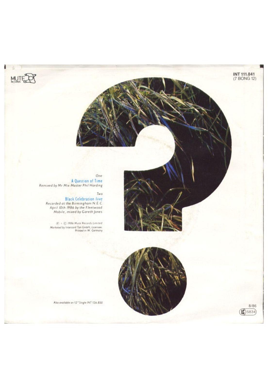 DEPECHE MODE - A QUESTION OF TIME (REMIX) | 7'' SINGLE VINILO USADO-1