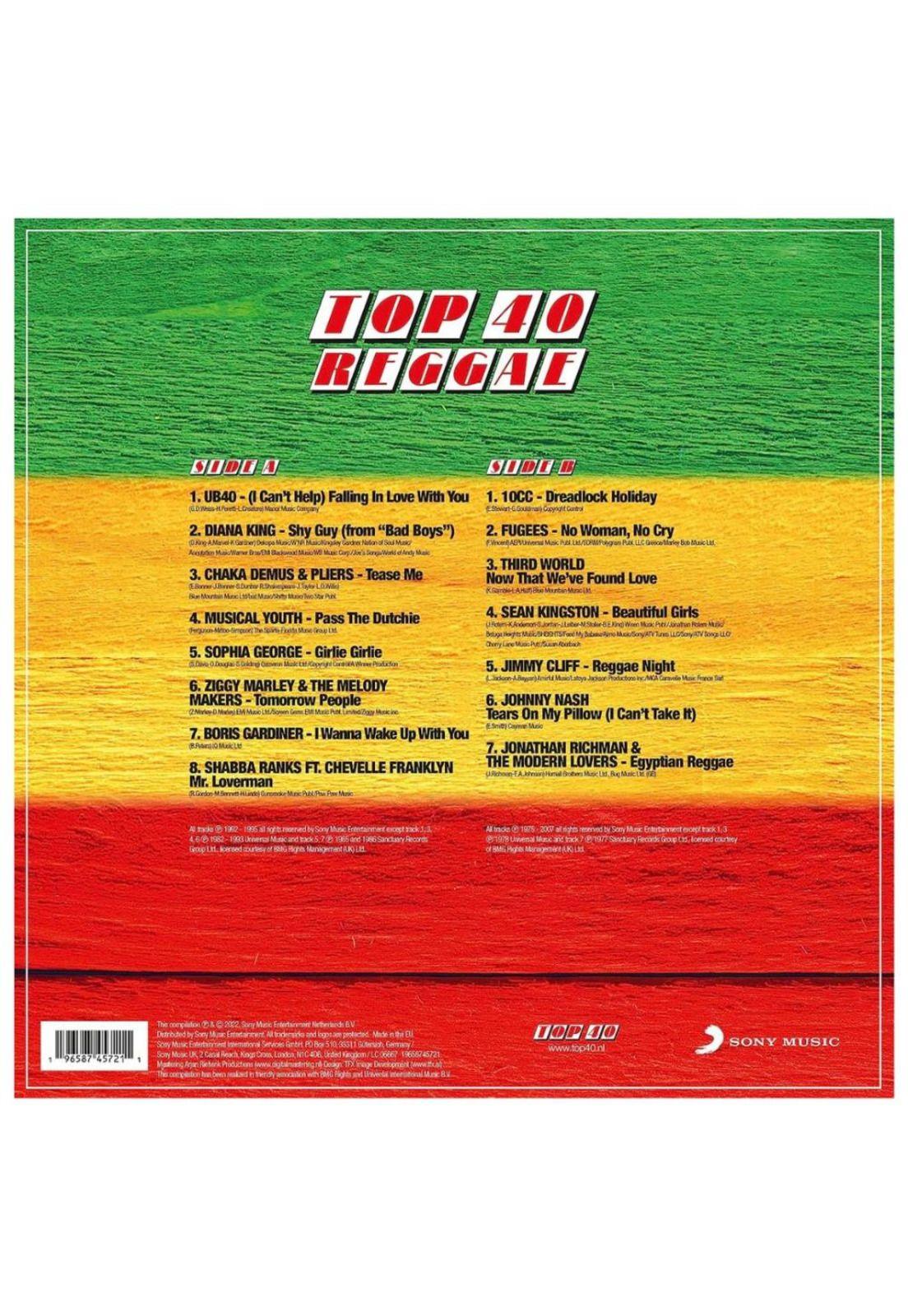 TOP 40  REGGAE - VARIOUS TOP 40 REGGAE | VINILO-2