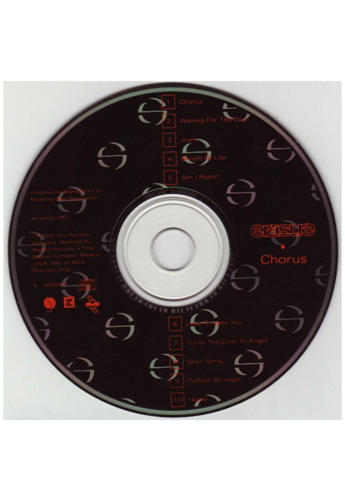 ERASURE - CHORUS | CD USADO-2