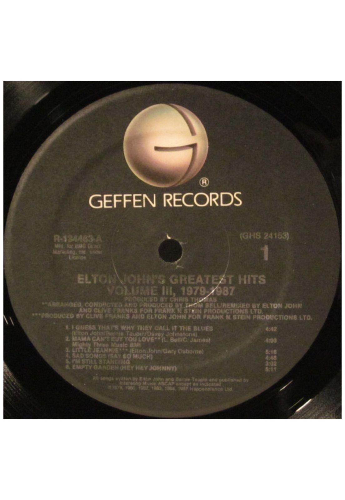 ELTON JOHN - GREATEST HITS VOL. III 1979-1987 | VINILO USADO-2