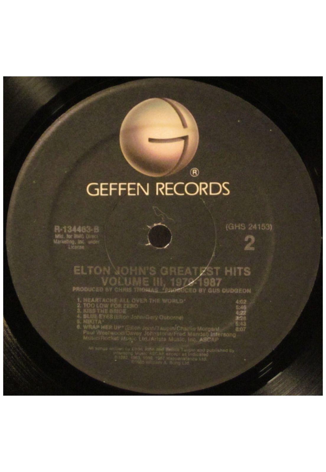ELTON JOHN - GREATEST HITS VOL. III 1979-1987 | VINILO USADO-3