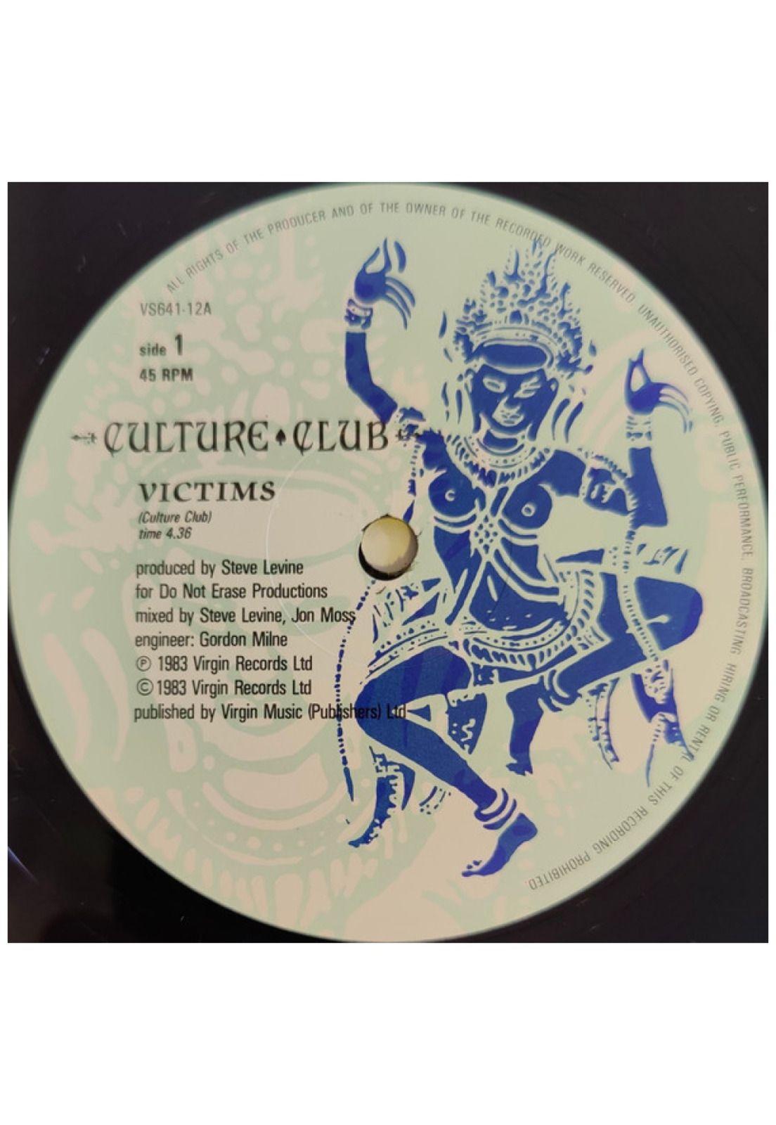 CULTURE CLUB - VICTIMS | 12" MAXI SINGLE VINILO USADO-2