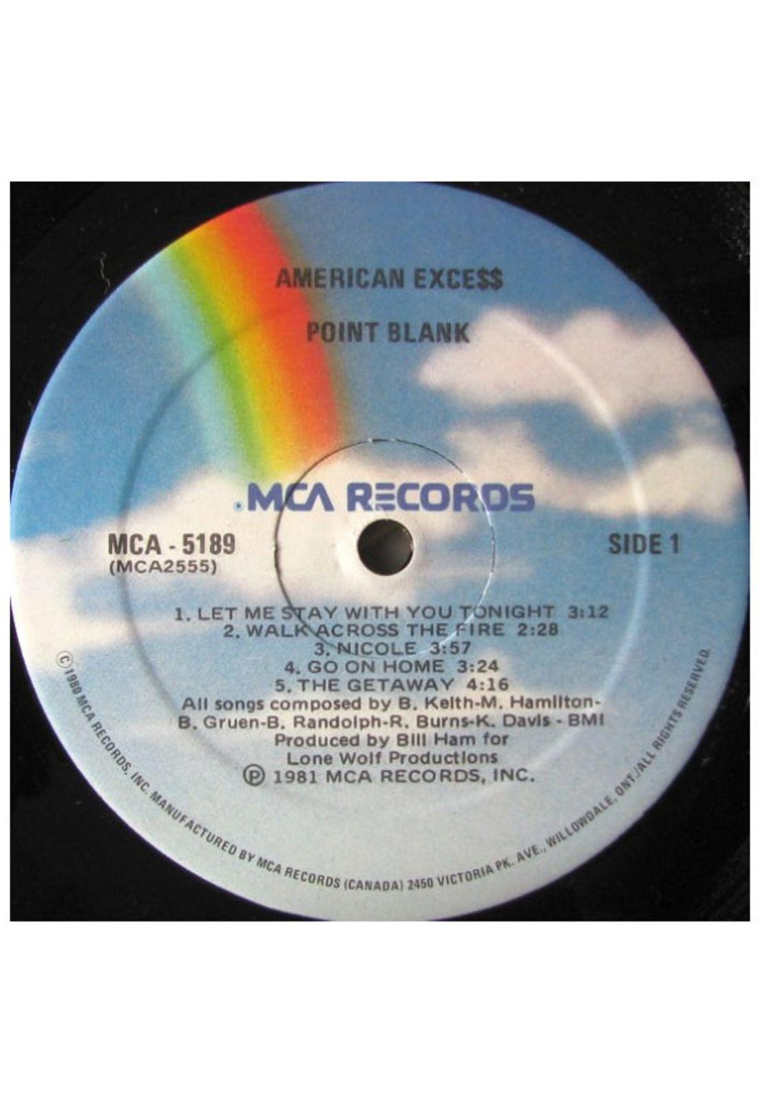 POINT BLANK - AMERICAN EXCESS | VINILO USADO-2