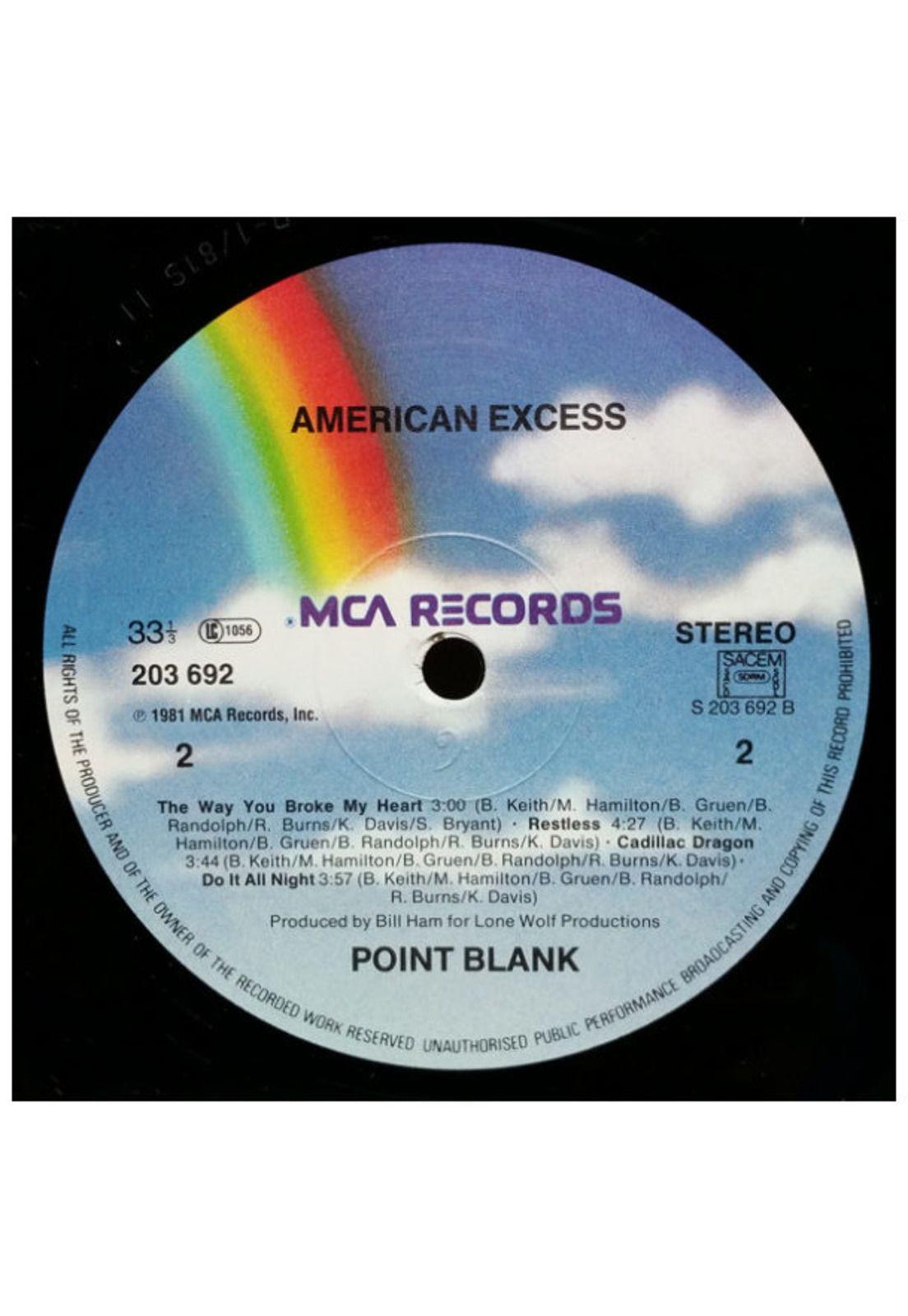 POINT BLANK - AMERICAN EXCESS | VINILO USADO-3