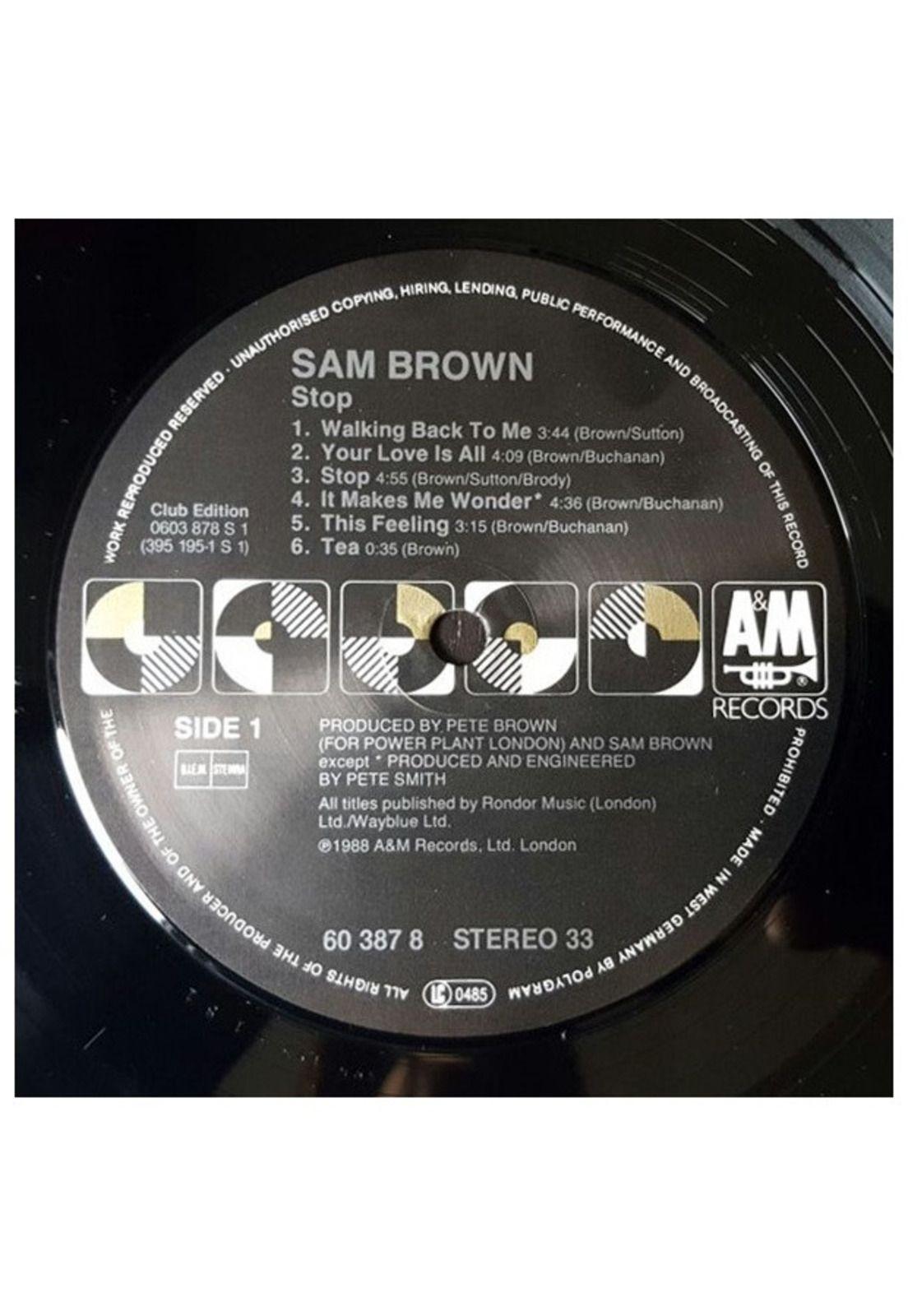 SAM BROWN - STOP | VINILO USADO-4