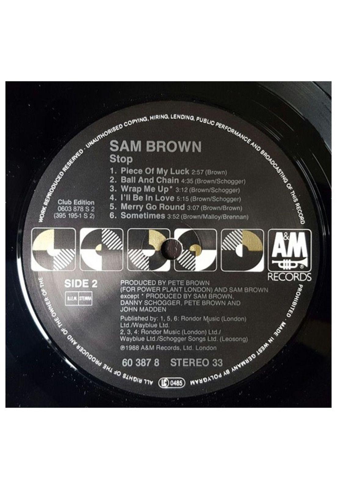 SAM BROWN - STOP | VINILO USADO-5