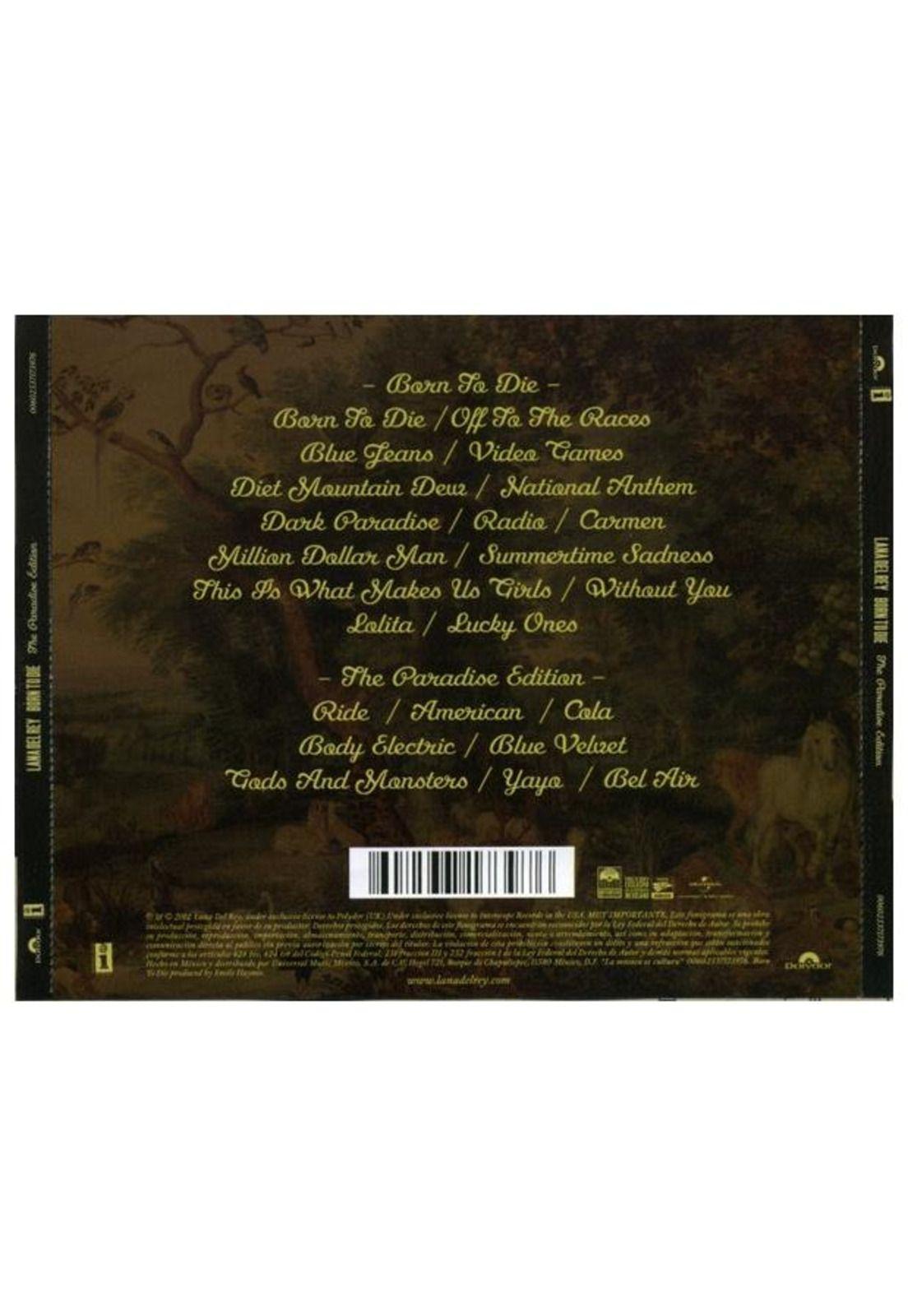 LANA DEL REY - BORN TO DIE (PARADISE EDITION-LTD) (2CD) | CD-1