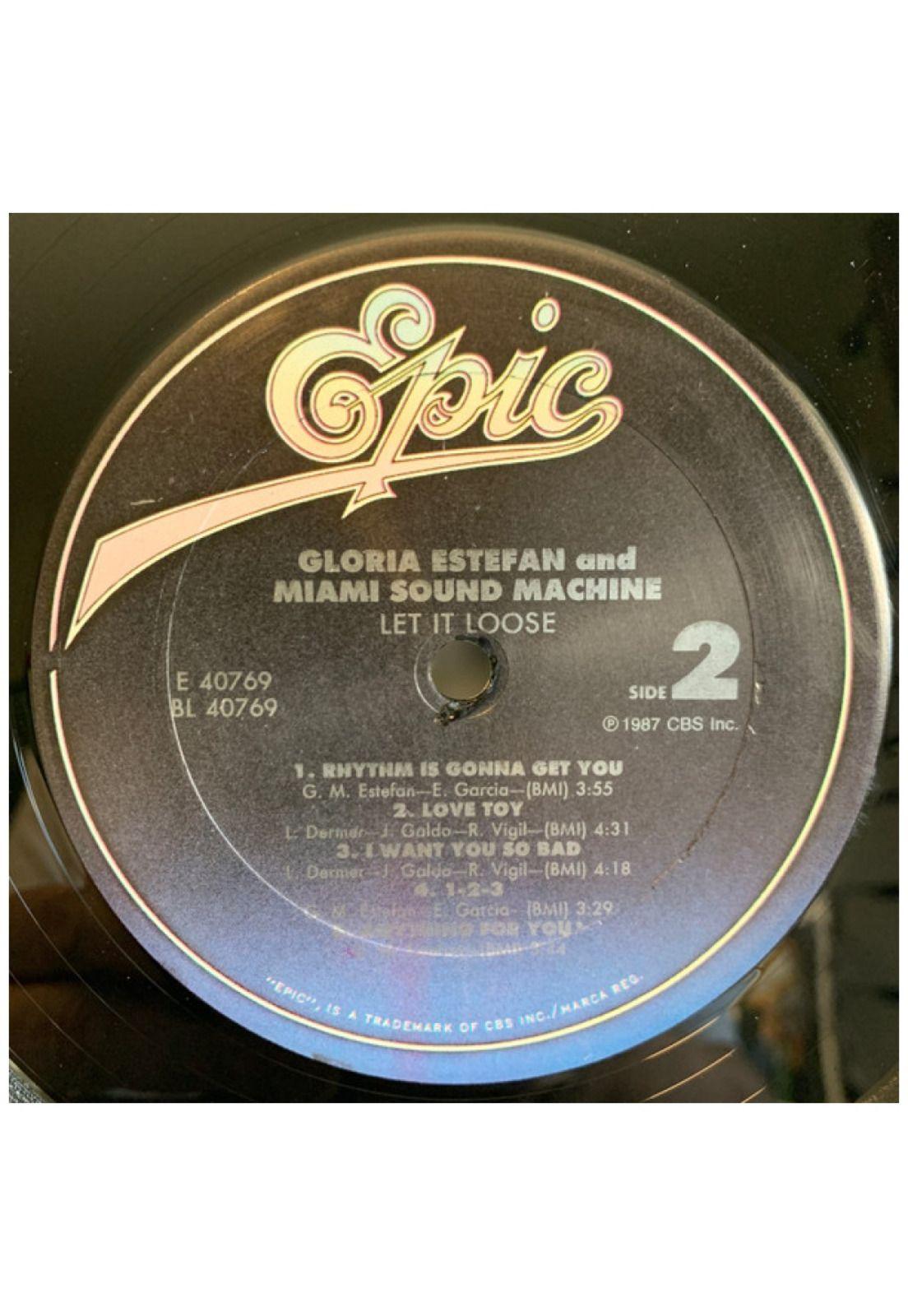 GLORIA ESTEFAN AND MIAMI SOUND MACHINE - LET IT LOOSE | 7" SINGLE USADO-3
