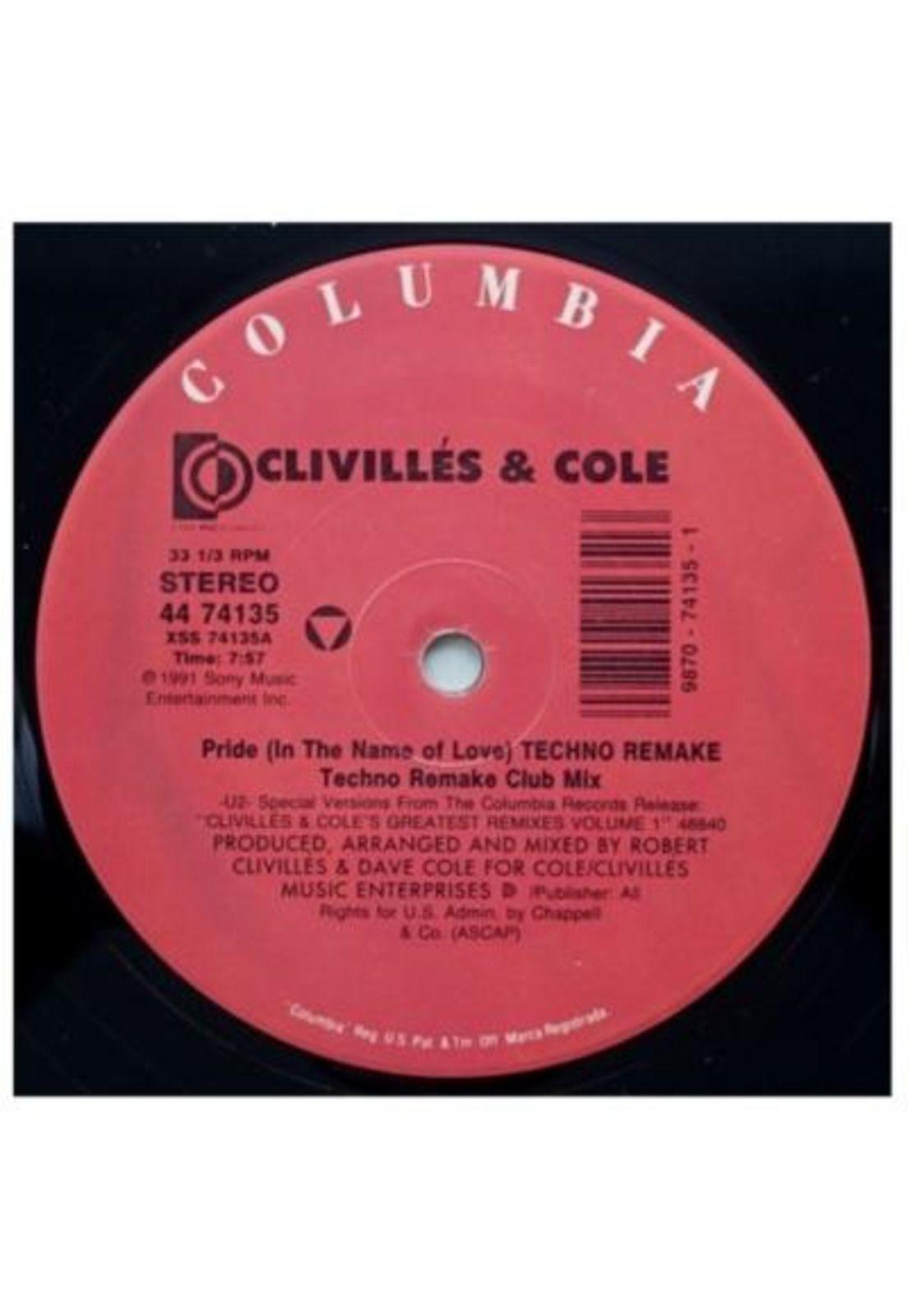 CLIVILLES & COLE - PRIDE IN THE NAME OF LOVE VINILO | 12" MAXI SINGLE USADO-2